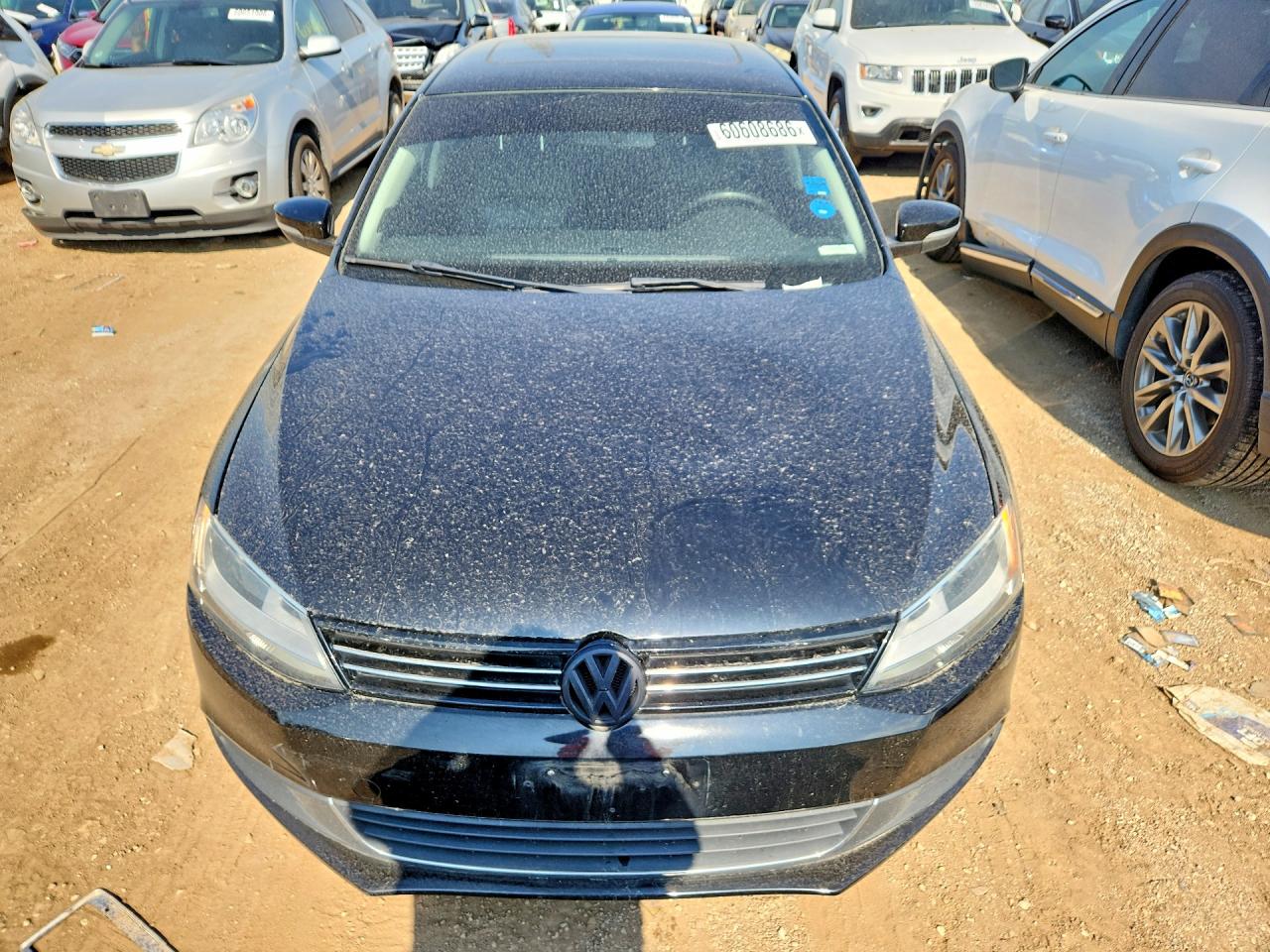 2013 Volkswagen Jetta Tdi Black vin: 3VWLL7AJ0DM288798