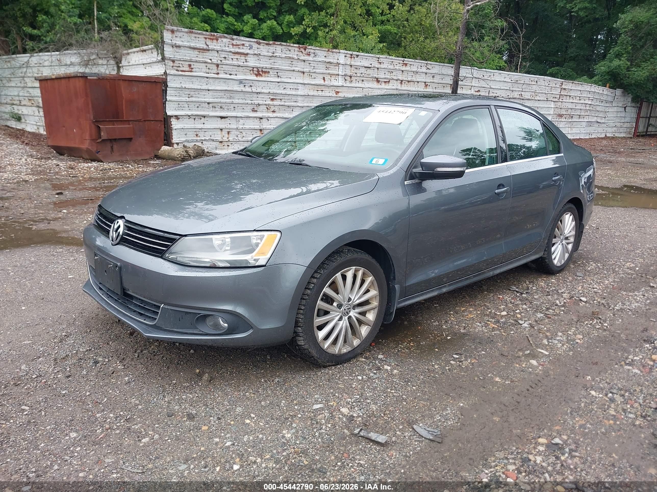2013 Volkswagen Jetta 2.0l Tdi Gray vin: 3VWLL7AJ0DM395057