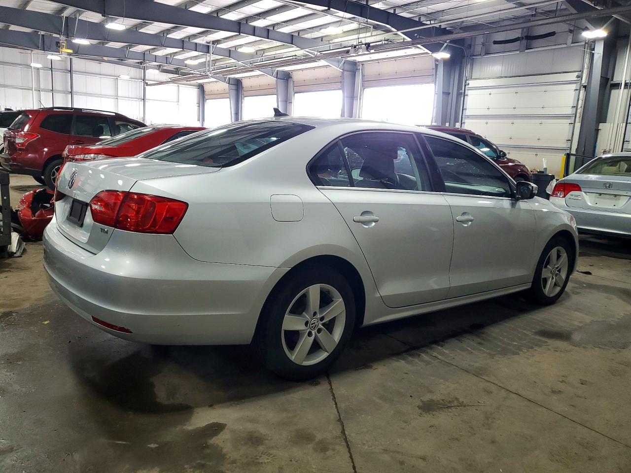 2013 Volkswagen Jetta Tdi Silver vin: 3VWLL7AJ0DM405781