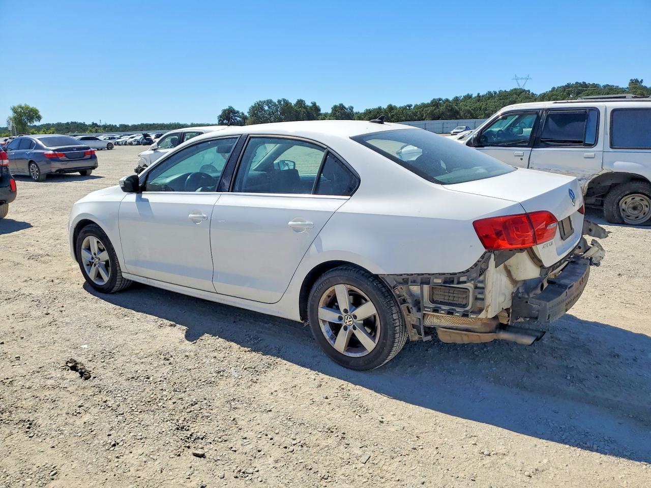 2014 Volkswagen Jetta Tdi White vin: 3VWLL7AJ0EM390698