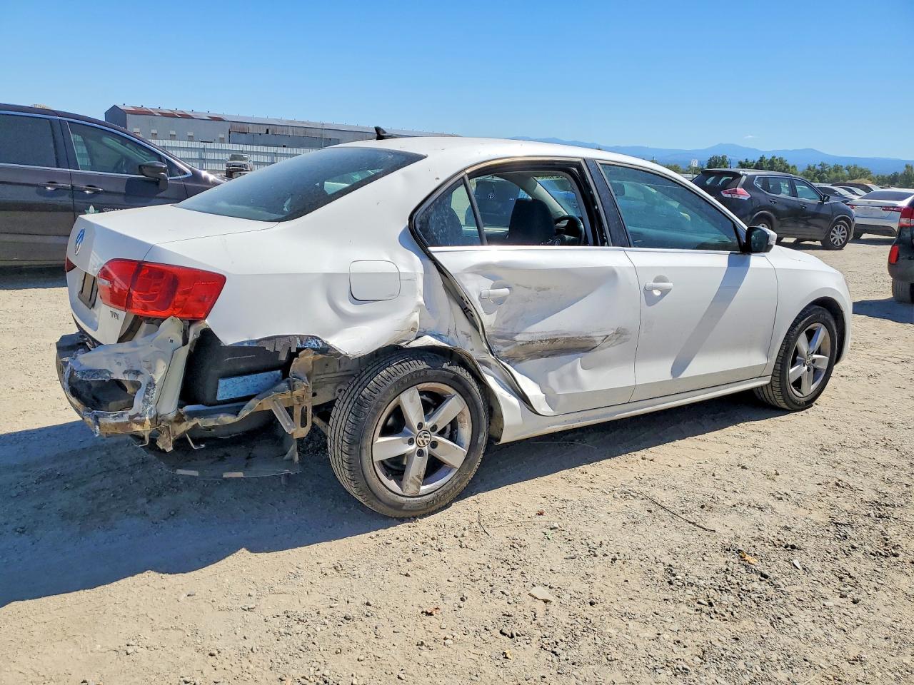 2014 Volkswagen Jetta Tdi White vin: 3VWLL7AJ0EM390698
