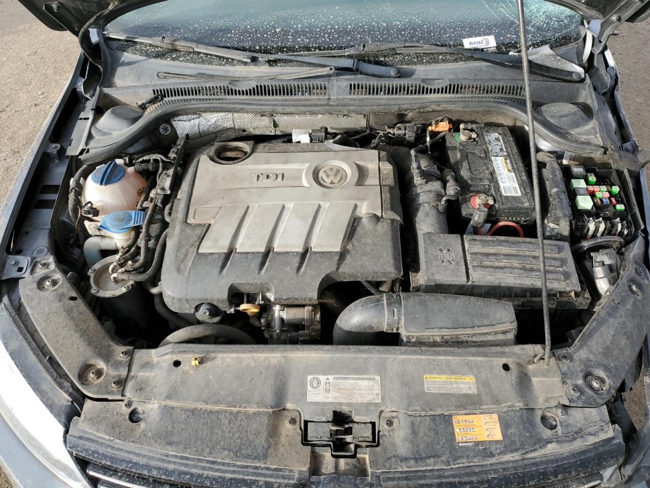 2014 Volkswagen Jetta Tdi Gray vin: 3VWLL7AJ0EM437924