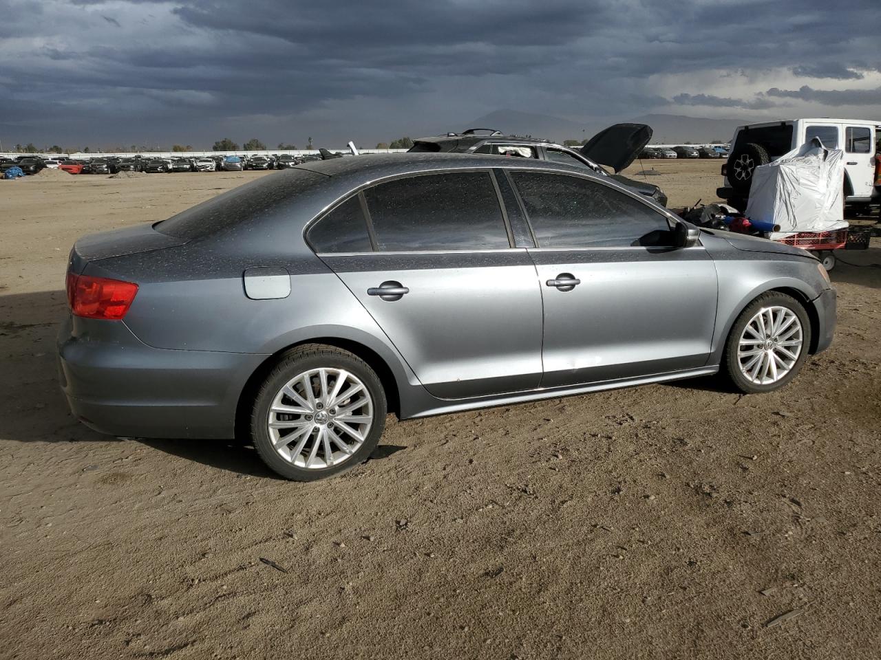 2014 Volkswagen Jetta Tdi Gray vin: 3VWLL7AJ0EM437924