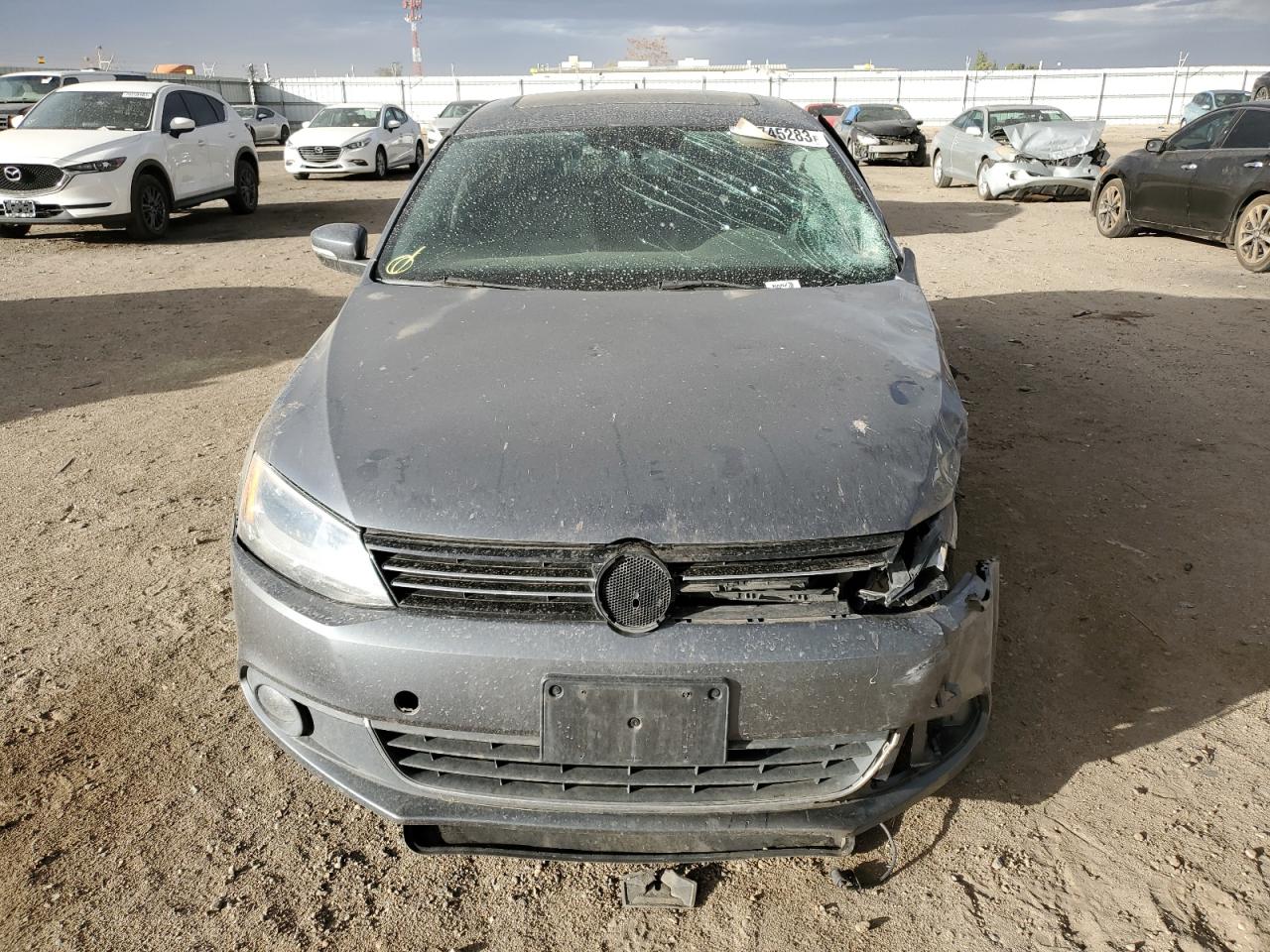 2014 Volkswagen Jetta Tdi Gray vin: 3VWLL7AJ0EM437924