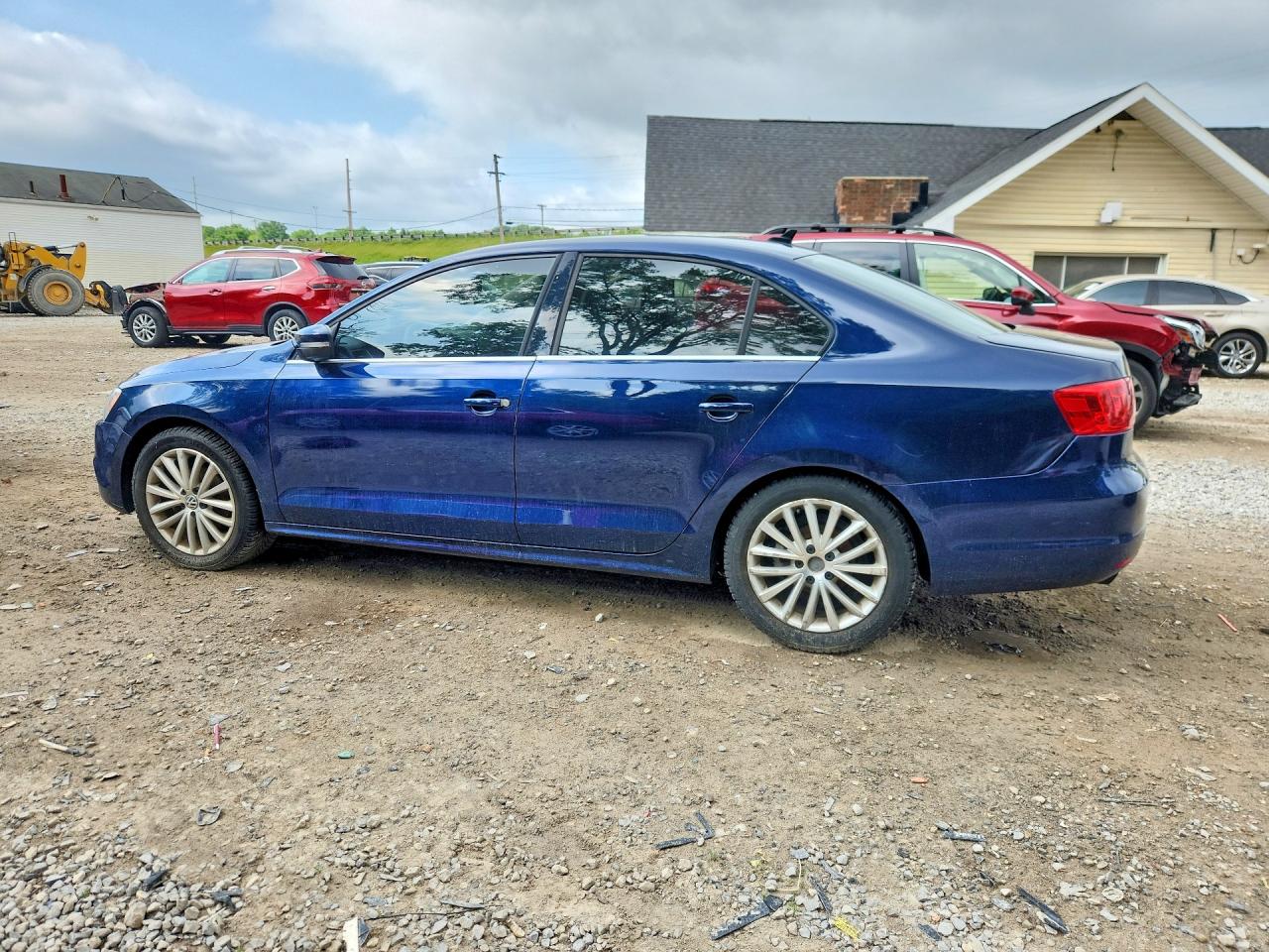 2014 Volkswagen Jetta Tdi Blue vin: 3VWLL7AJ0EM445618