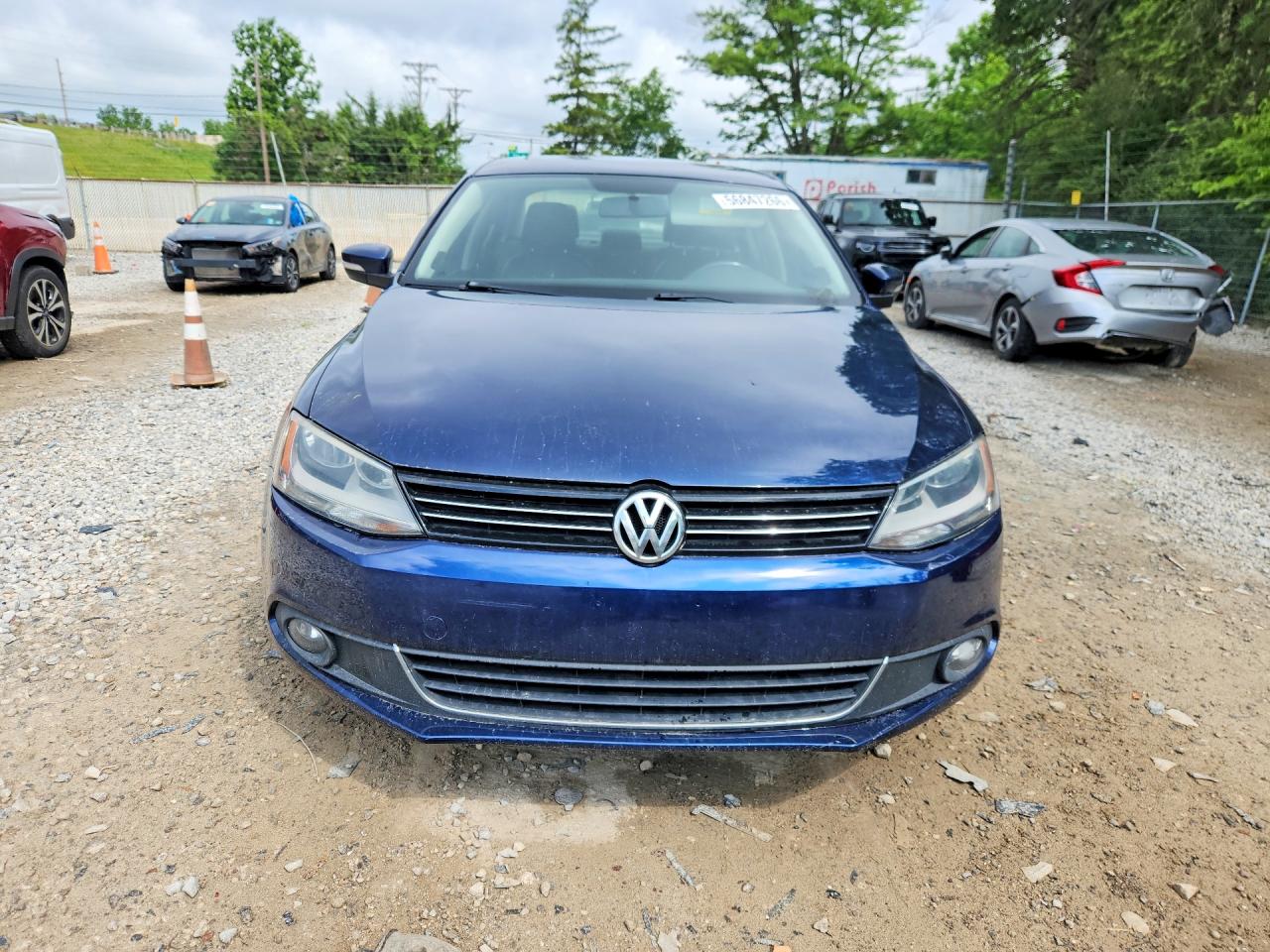 2014 Volkswagen Jetta Tdi Blue vin: 3VWLL7AJ0EM445618