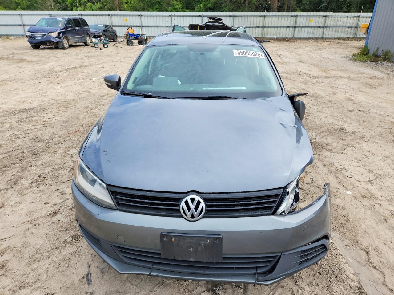 2012 Volkswagen Jetta Tdi Gray vin: 3VWLL7AJ1CM394868