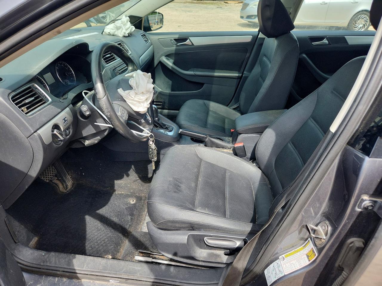 2012 Volkswagen Jetta Tdi Gray vin: 3VWLL7AJ1CM394868