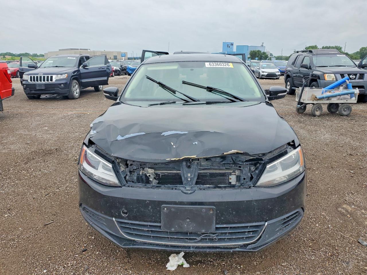 2013 Volkswagen Jetta Tdi Black vin: 3VWLL7AJ1DM231235