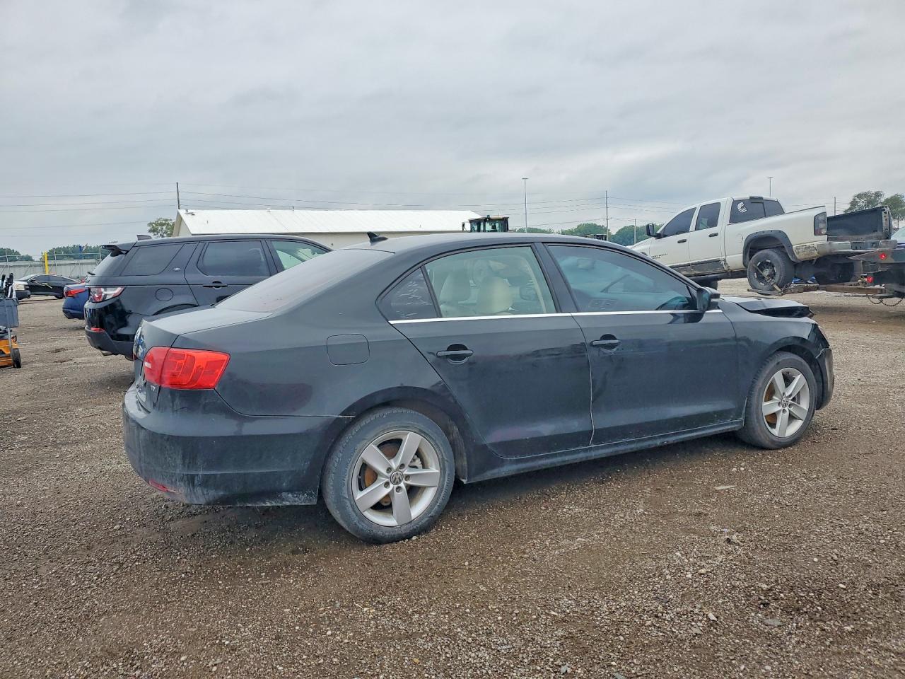 2013 Volkswagen Jetta Tdi Black vin: 3VWLL7AJ1DM231235