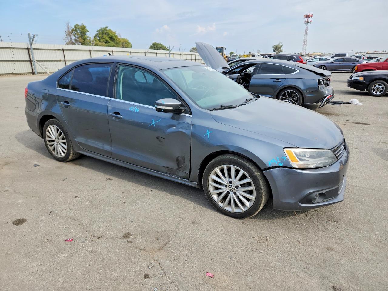 2013 Volkswagen Jetta Tdi Gray vin: 3VWLL7AJ1DM405286