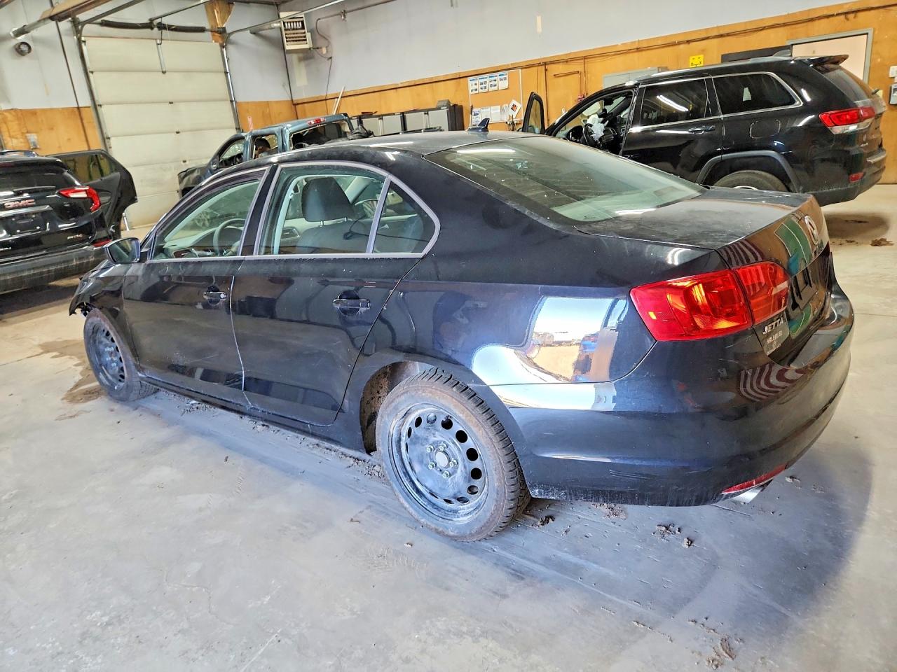 2014 Volkswagen Jetta Tdi Black vin: 3VWLL7AJ1EM278198