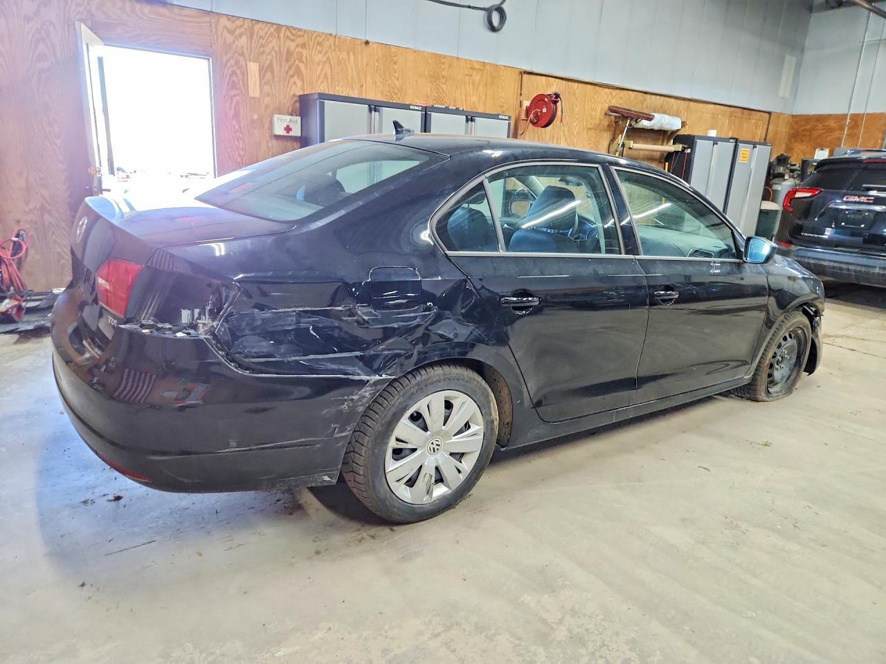 2014 Volkswagen Jetta Tdi Black vin: 3VWLL7AJ1EM278198