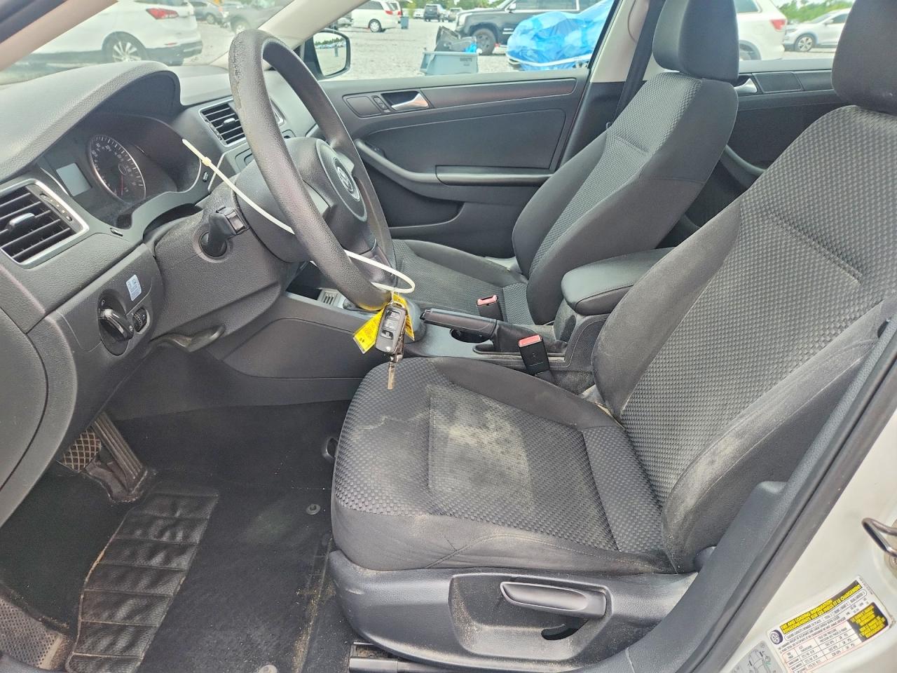 2014 Volkswagen Jetta Tdi White vin: 3VWLL7AJ1EM309174