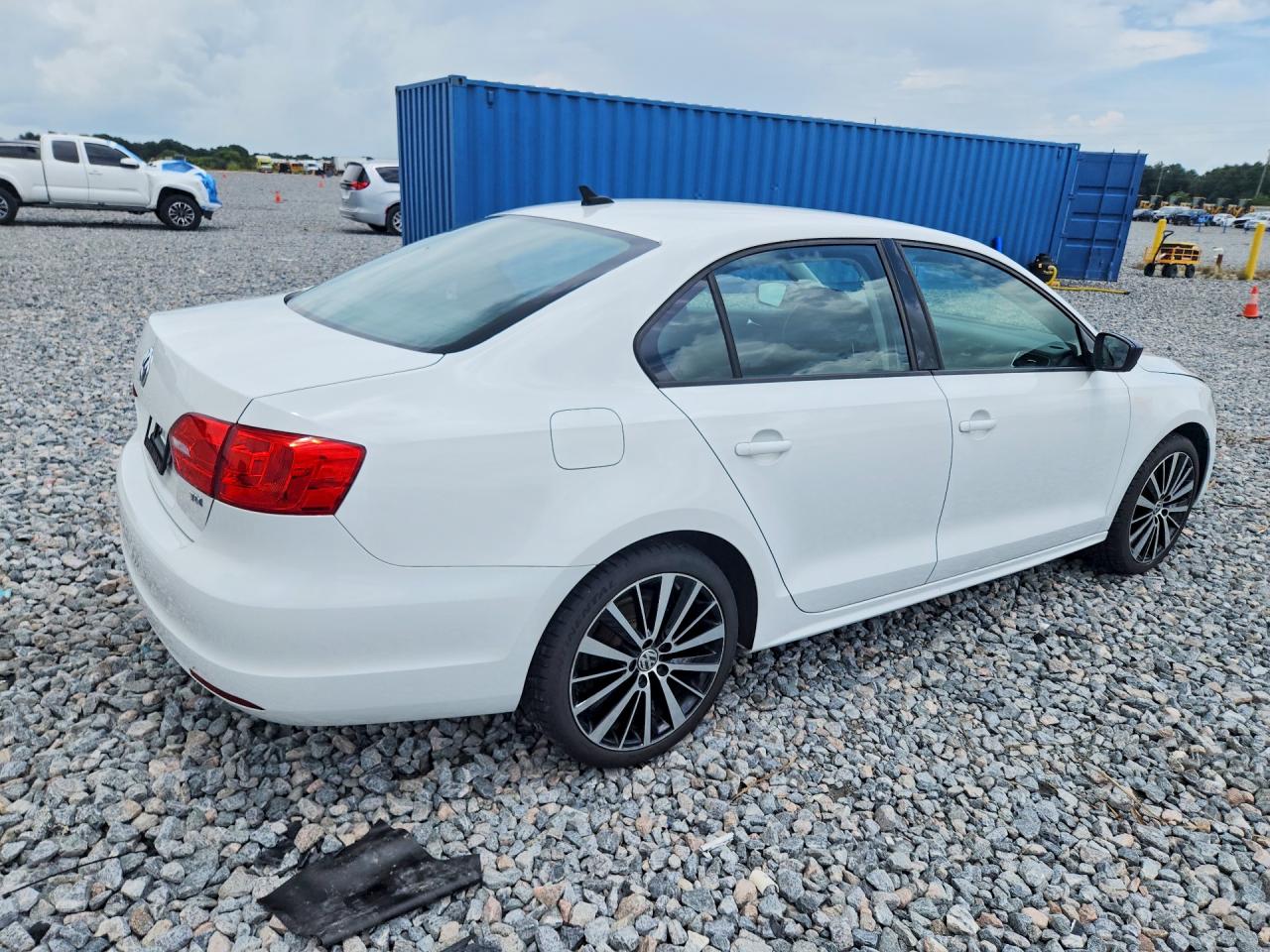 2014 Volkswagen Jetta Tdi White vin: 3VWLL7AJ1EM309174