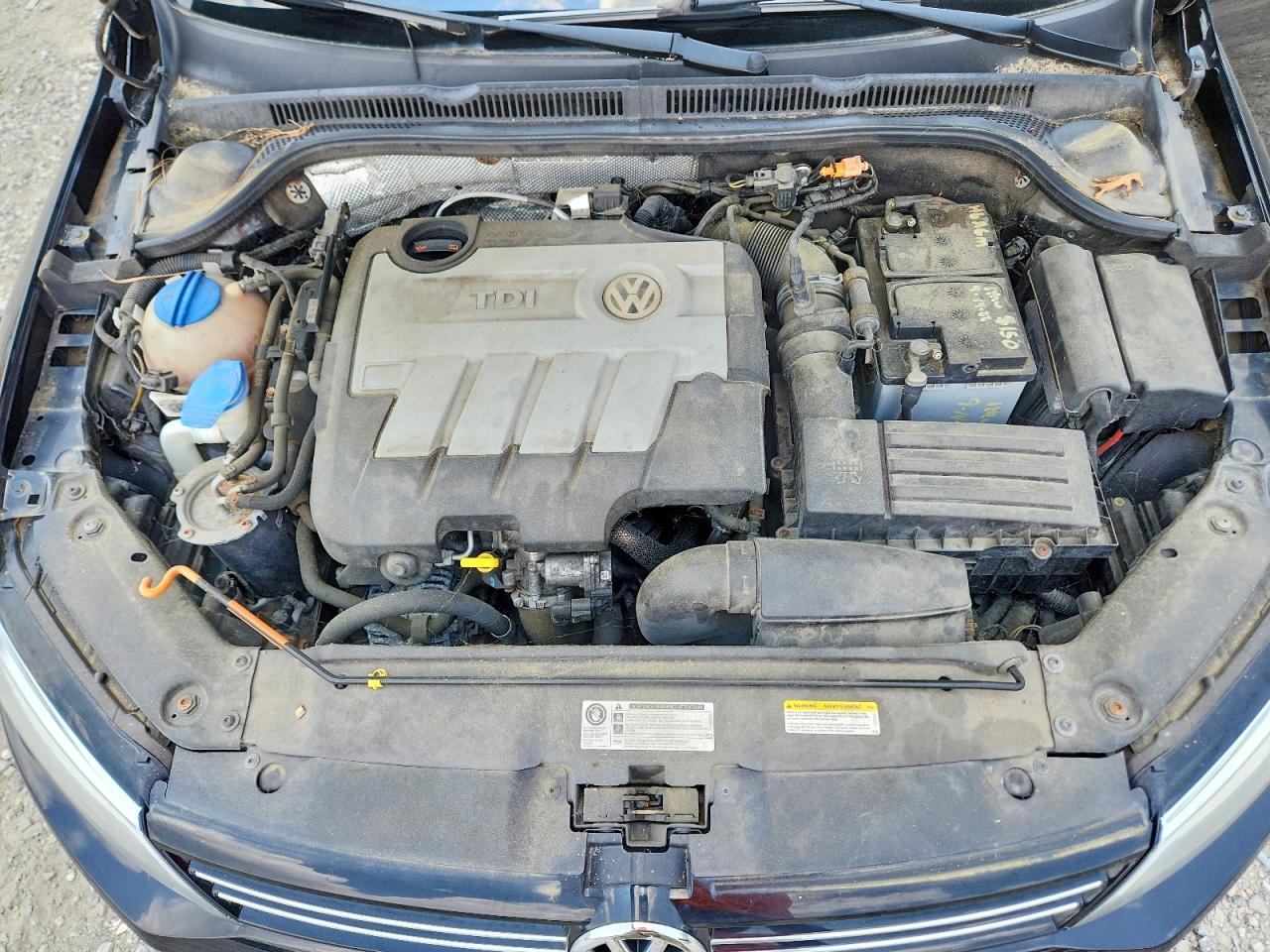 2014 Volkswagen Jetta Tdi Black vin: 3VWLL7AJ1EM366085