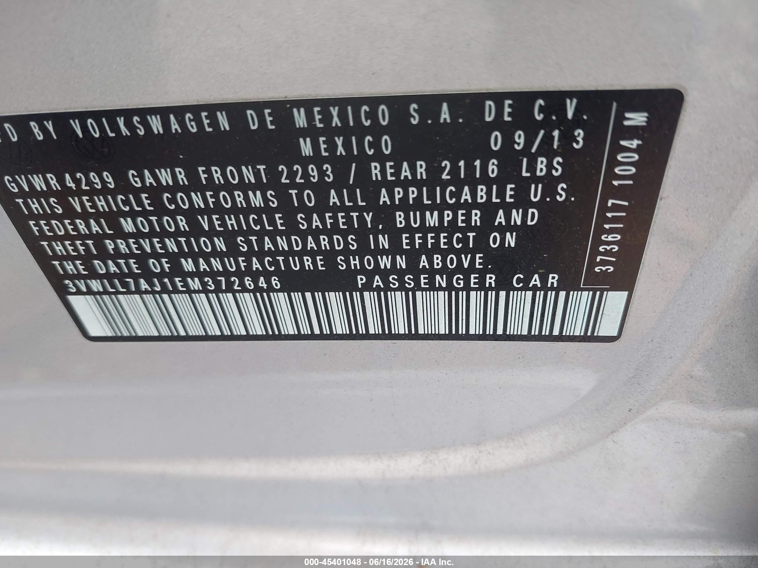 2014 Volkswagen Jetta 2.0l Tdi Silver vin: 3VWLL7AJ1EM372646