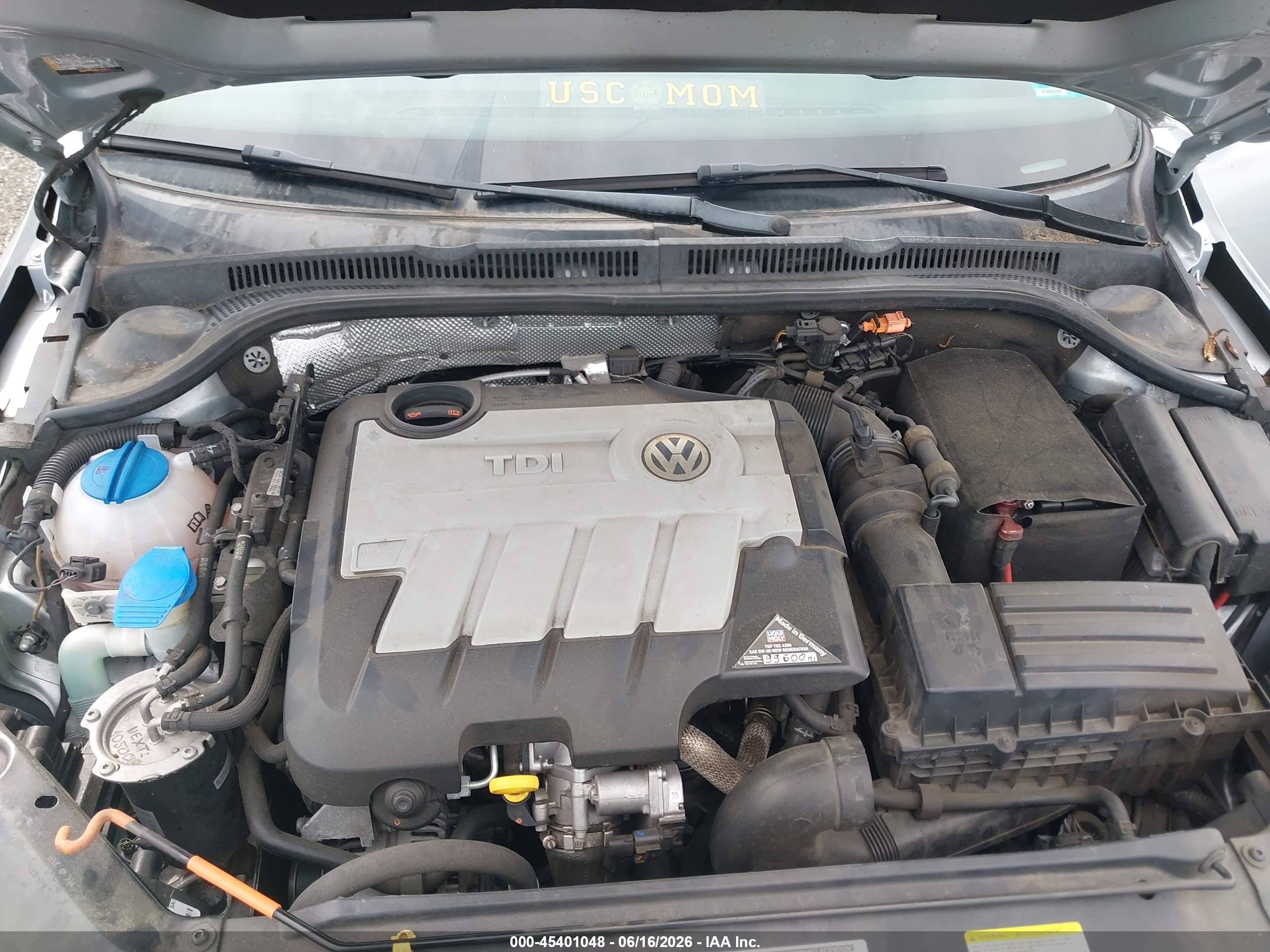 2014 Volkswagen Jetta 2.0l Tdi Silver vin: 3VWLL7AJ1EM372646