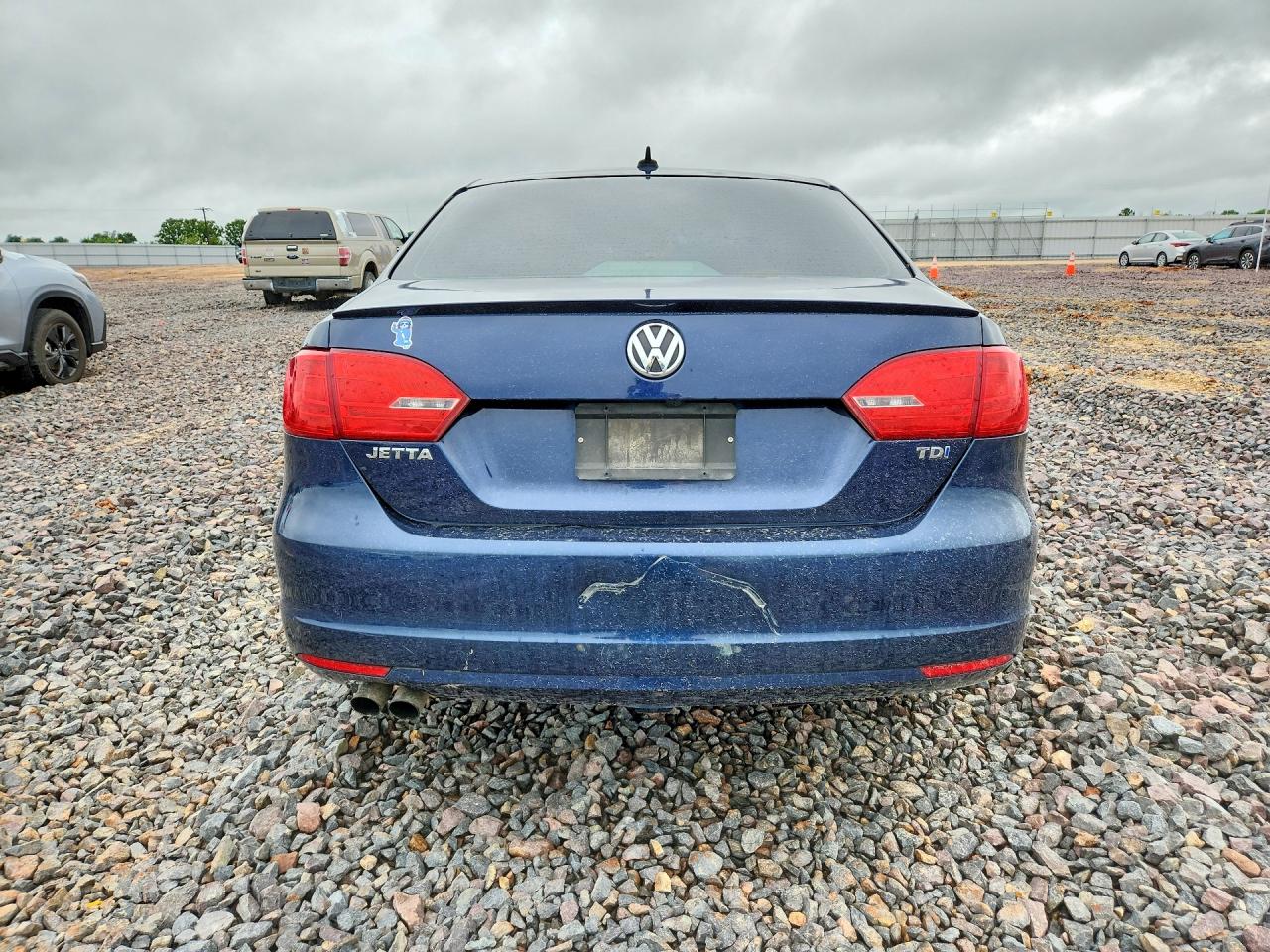 2014 Volkswagen Jetta Tdi Синий vin: 3VWLL7AJ1EM388281