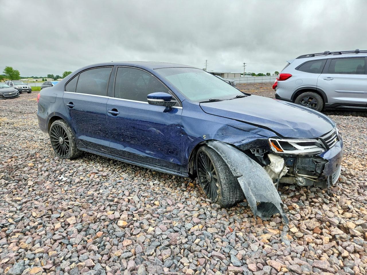 2014 Volkswagen Jetta Tdi Синий vin: 3VWLL7AJ1EM388281
