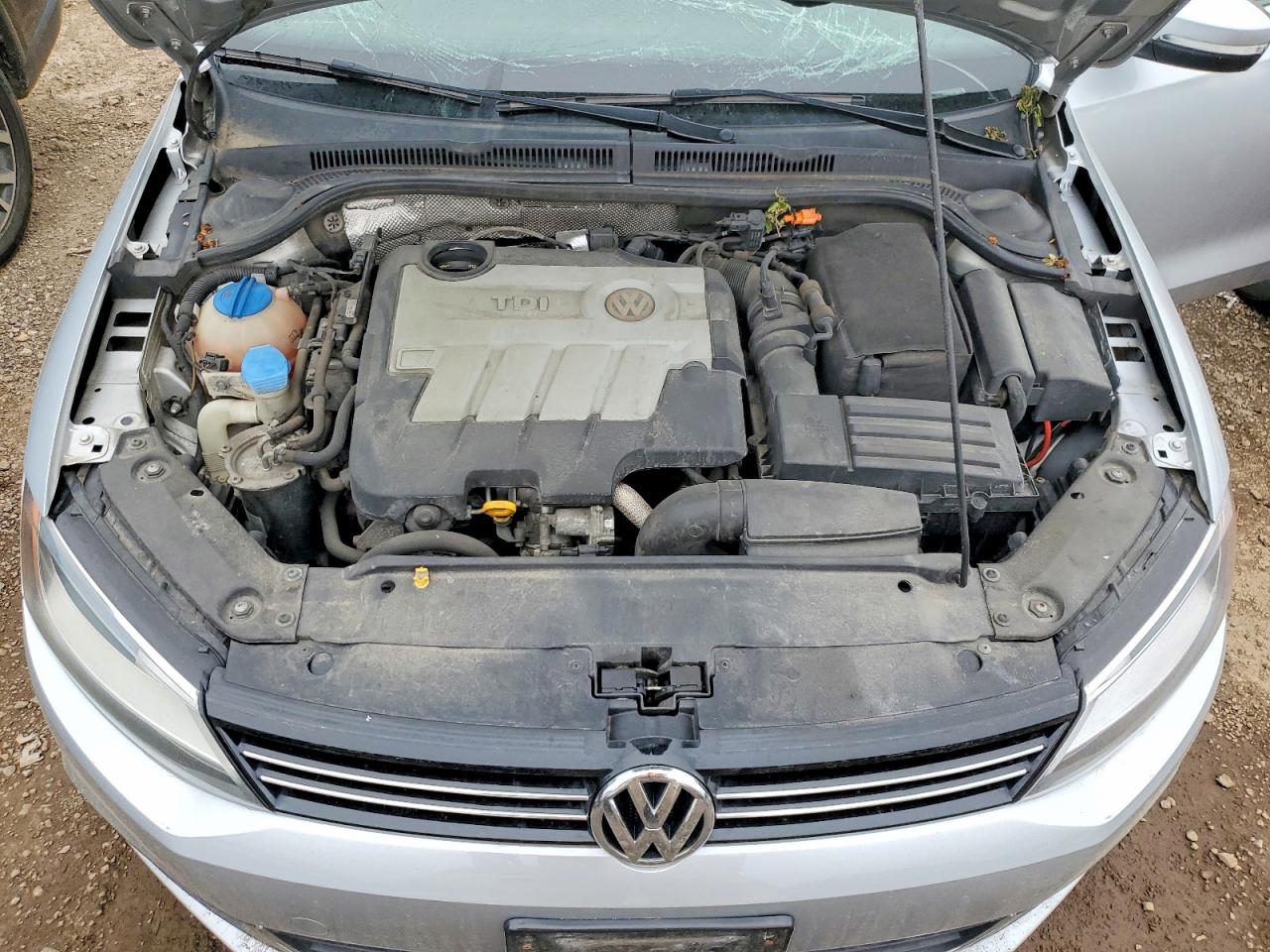 2014 Volkswagen Jetta Tdi Серебряный vin: 3VWLL7AJ1EM402499