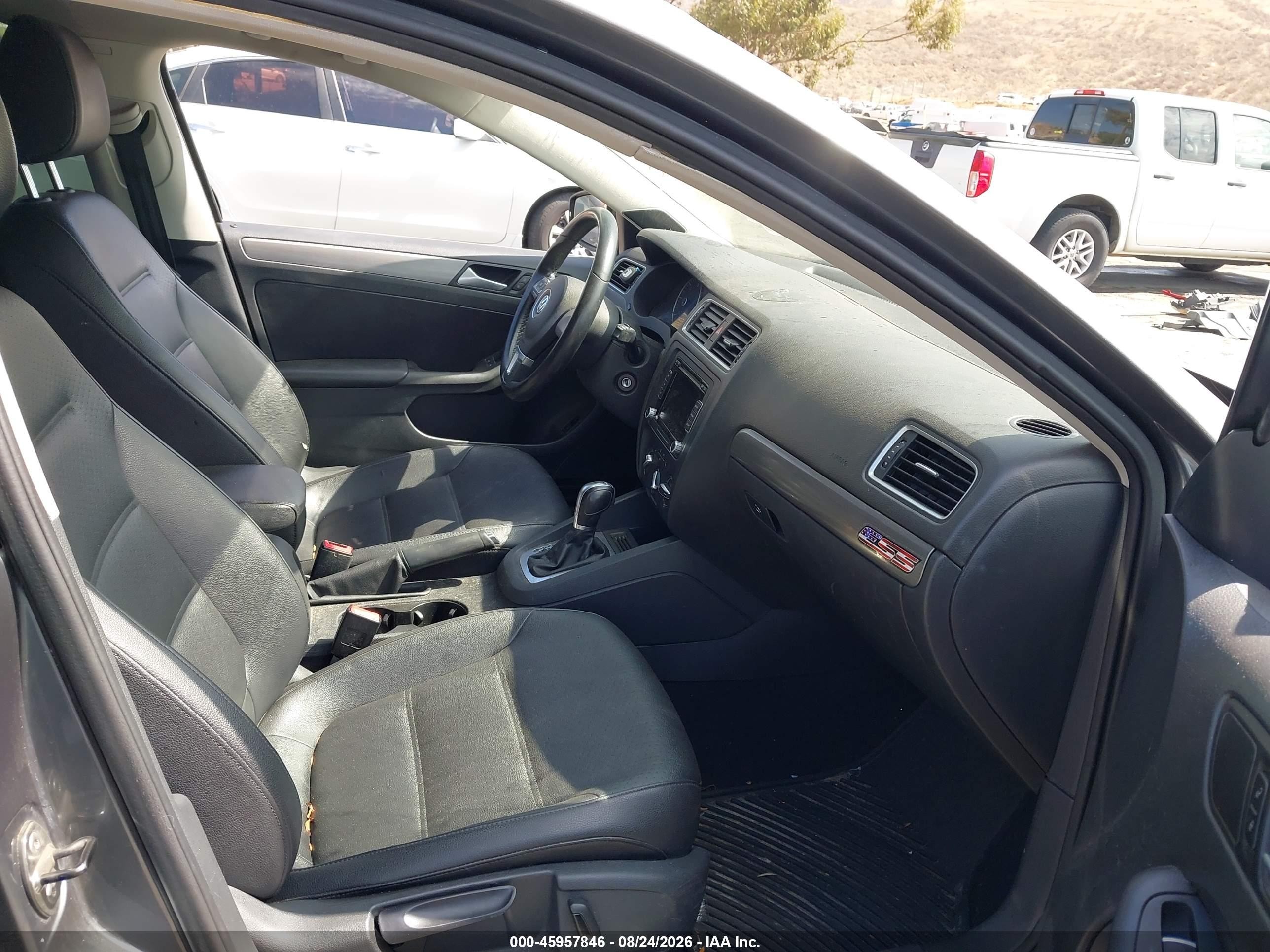 2014 Volkswagen Jetta 2.0l Tdi Black vin: 3VWLL7AJ1EM408545