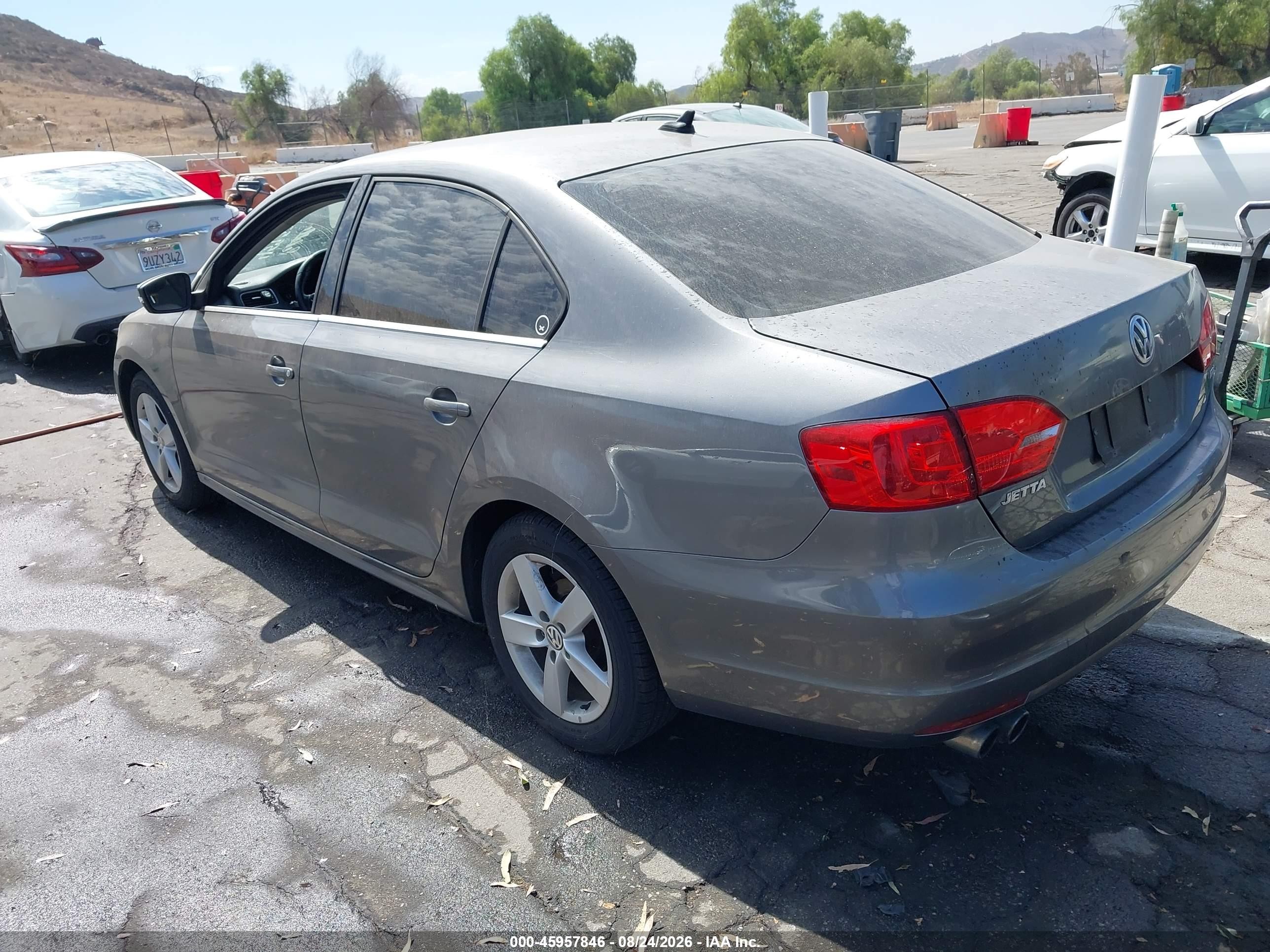 2014 Volkswagen Jetta 2.0l Tdi Black vin: 3VWLL7AJ1EM408545