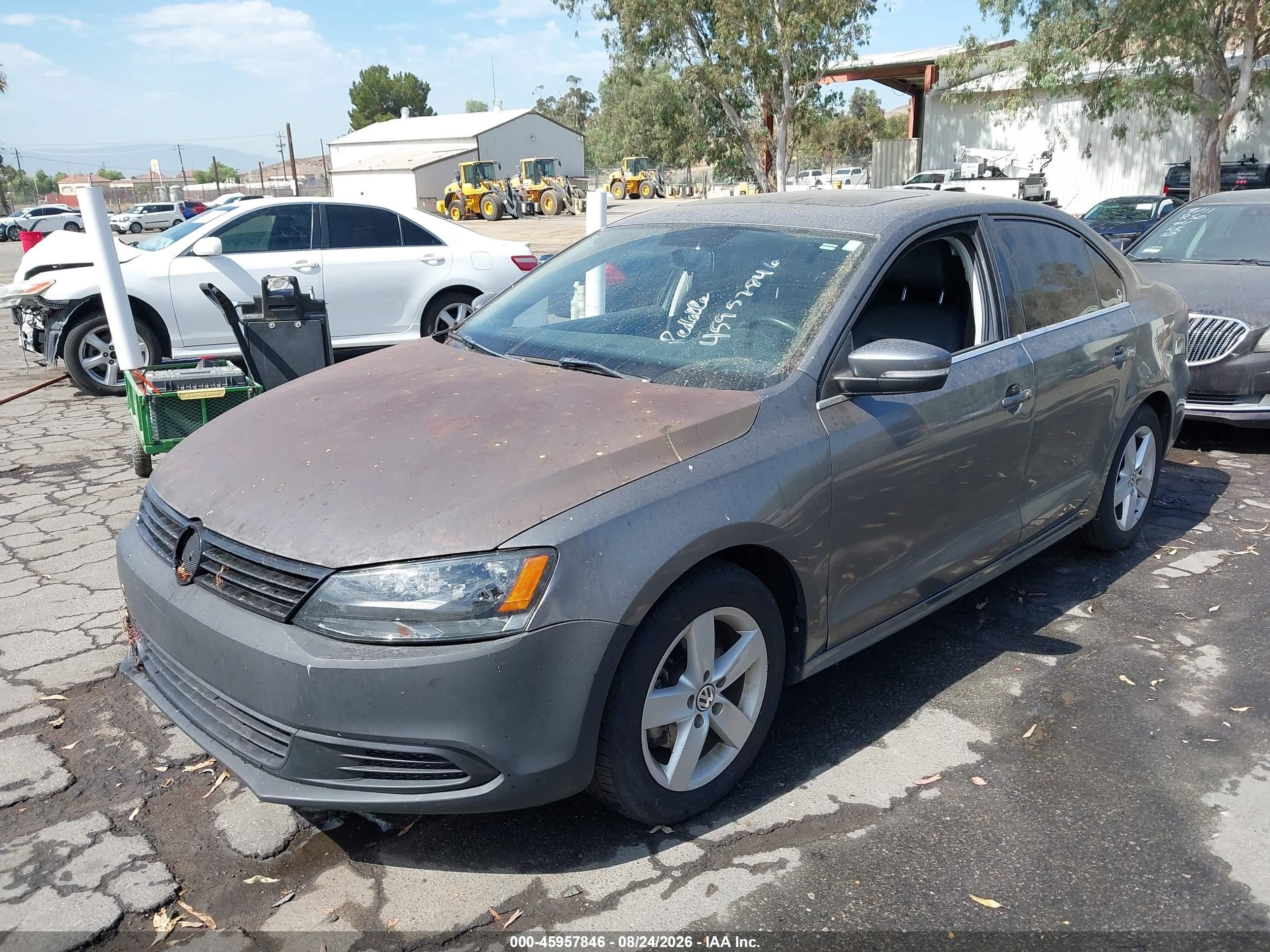 2014 Volkswagen Jetta 2.0l Tdi Black vin: 3VWLL7AJ1EM408545