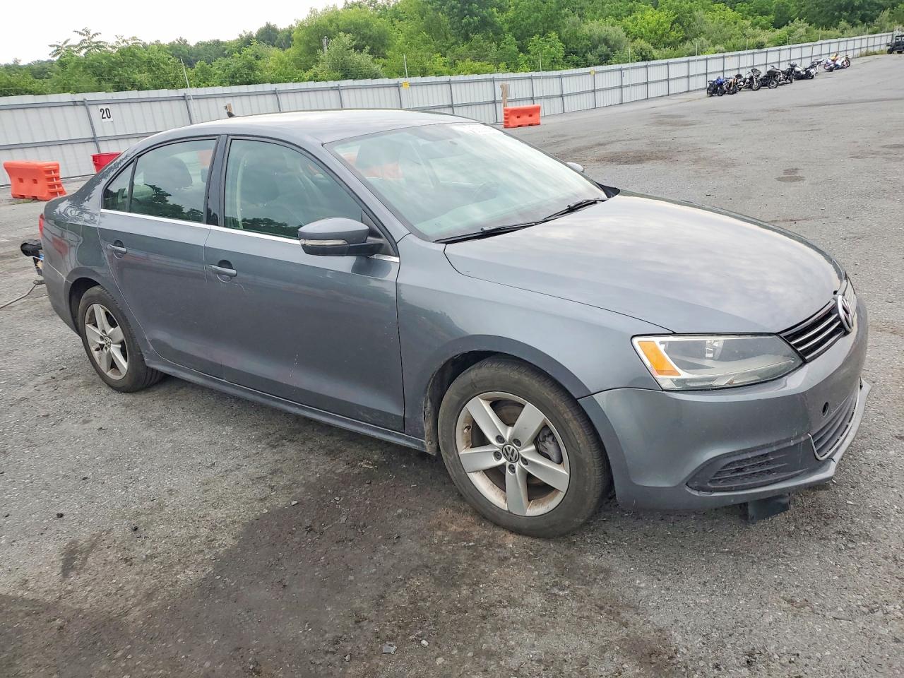 2014 Volkswagen Jetta Tdi Gray vin: 3VWLL7AJ1EM416970