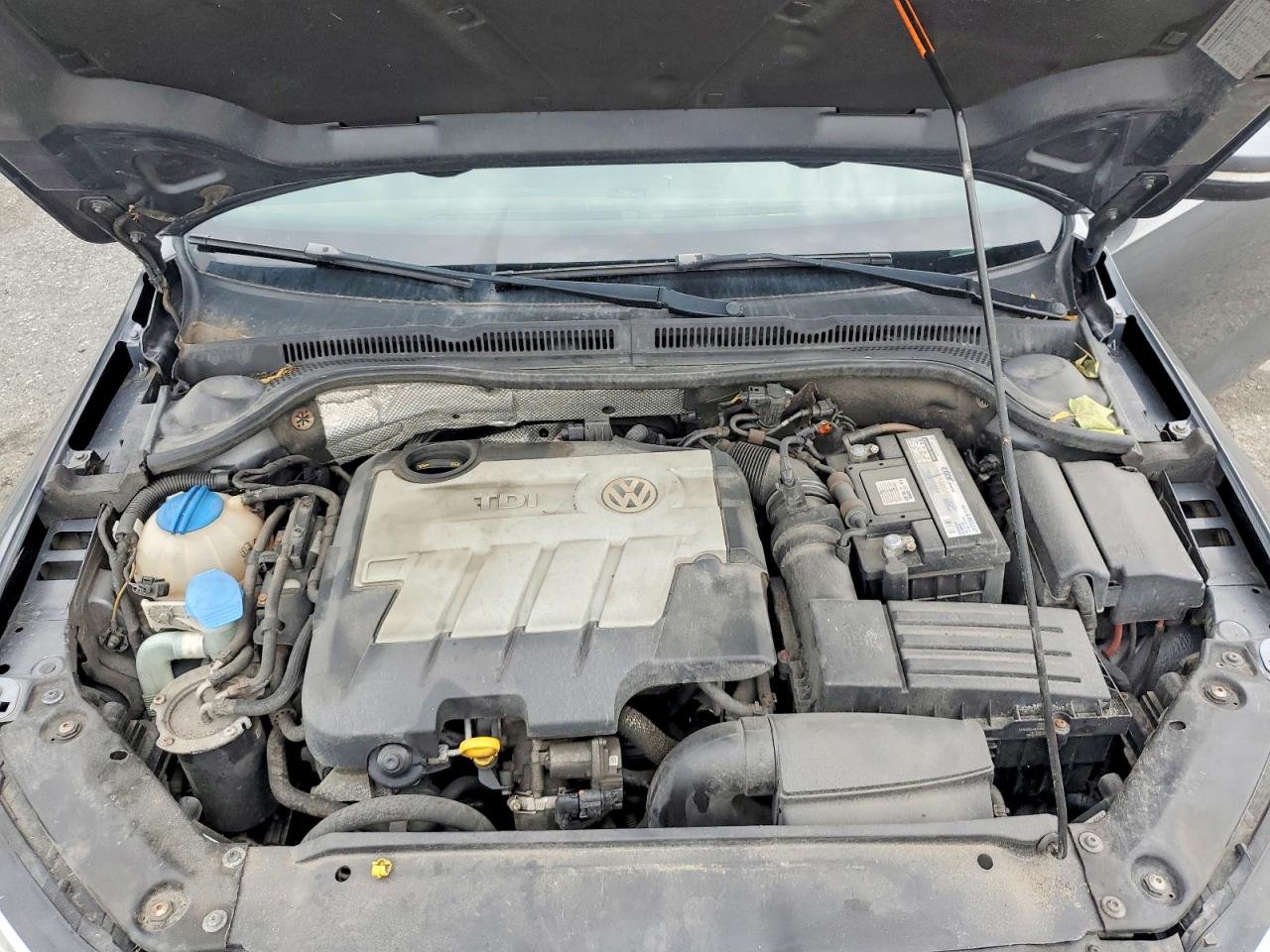 2014 Volkswagen Jetta Tdi Gray vin: 3VWLL7AJ1EM416970