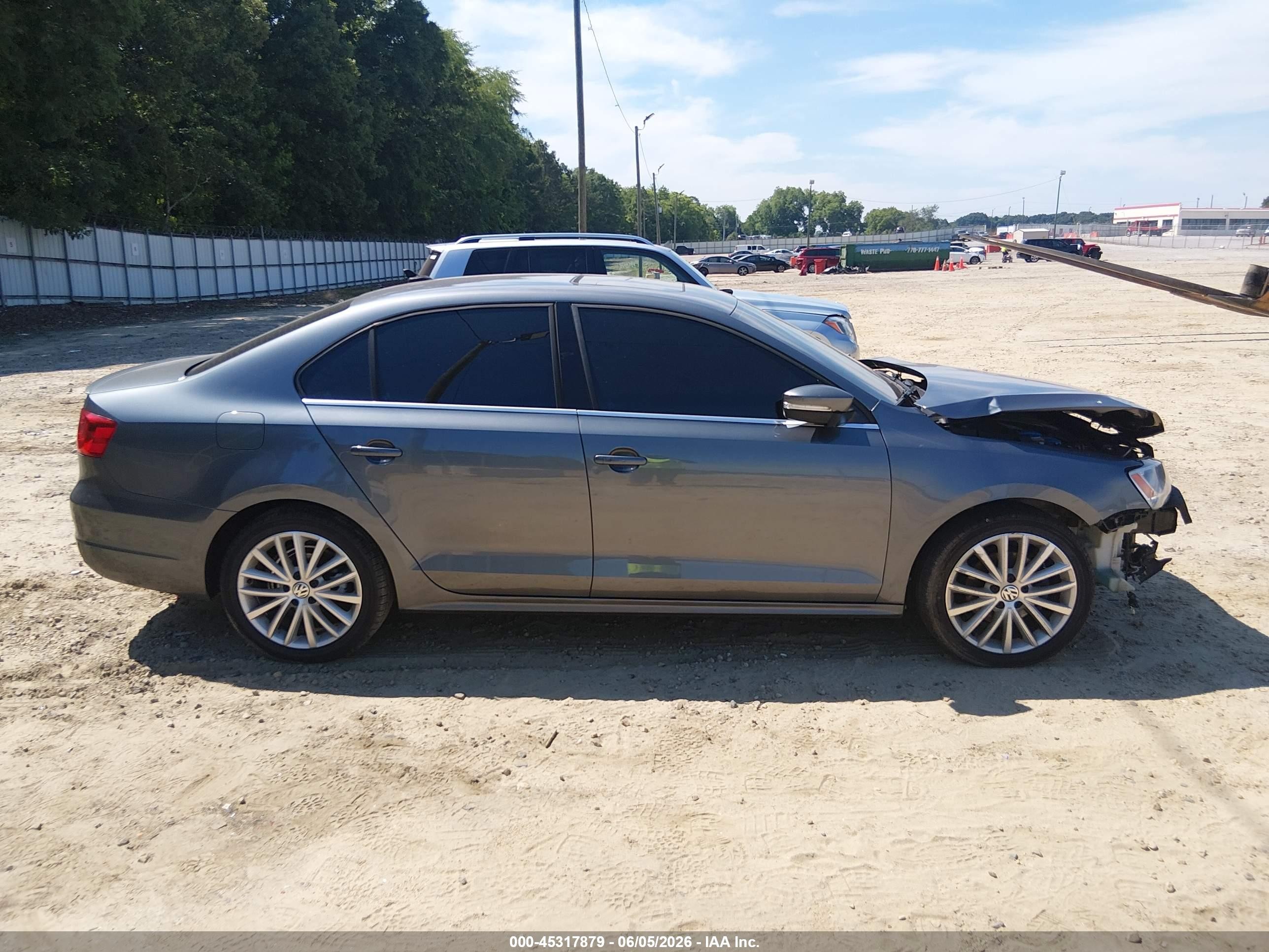 2014 Volkswagen Jetta 2.0l Tdi Gray vin: 3VWLL7AJ1EM443649