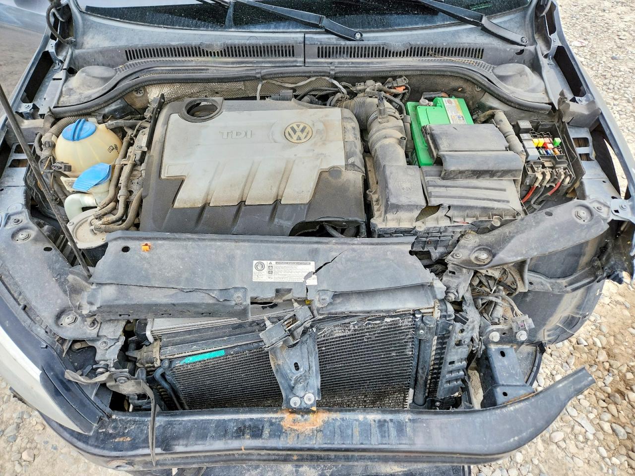 2011 Volkswagen Jetta Tdi Gray vin: 3VWLL7AJ2BM095131
