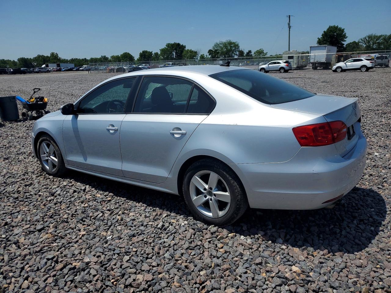 2012 Volkswagen Jetta Tdi Silver vin: 3VWLL7AJ2CM026490