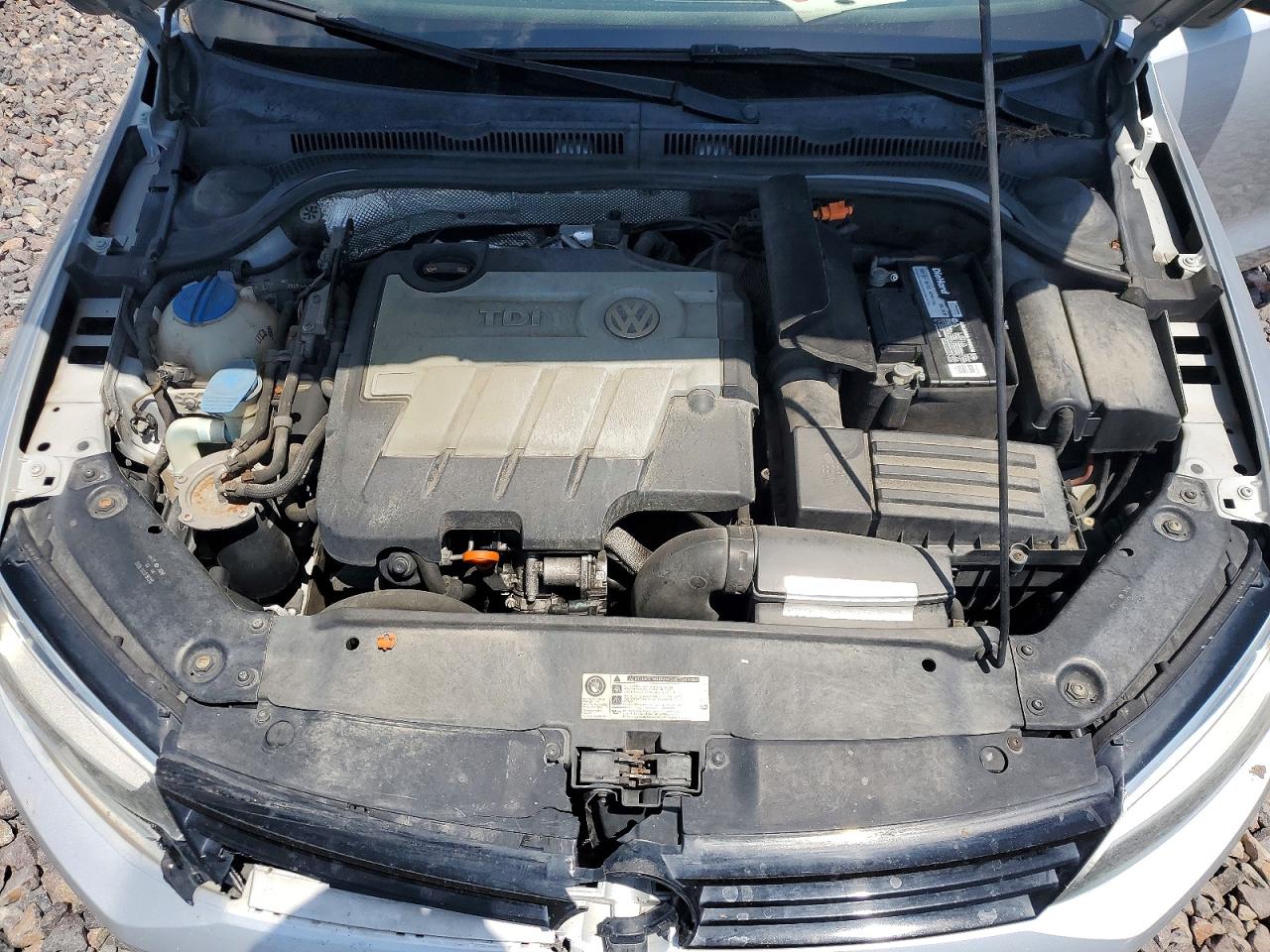 2012 Volkswagen Jetta Tdi Silver vin: 3VWLL7AJ2CM026490