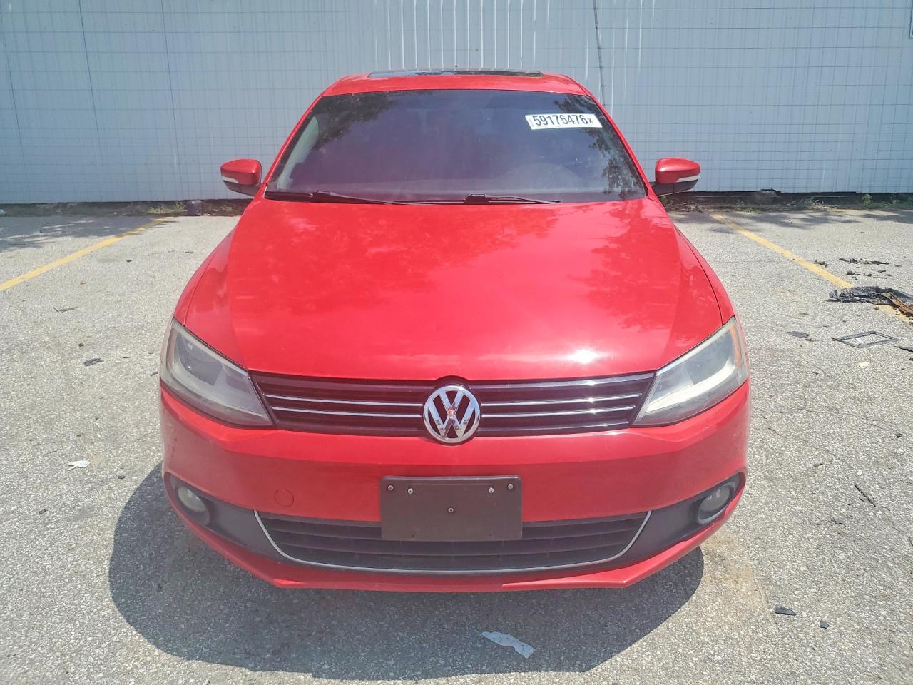 2012 Volkswagen Jetta Tdi Red vin: 3VWLL7AJ2CM393518