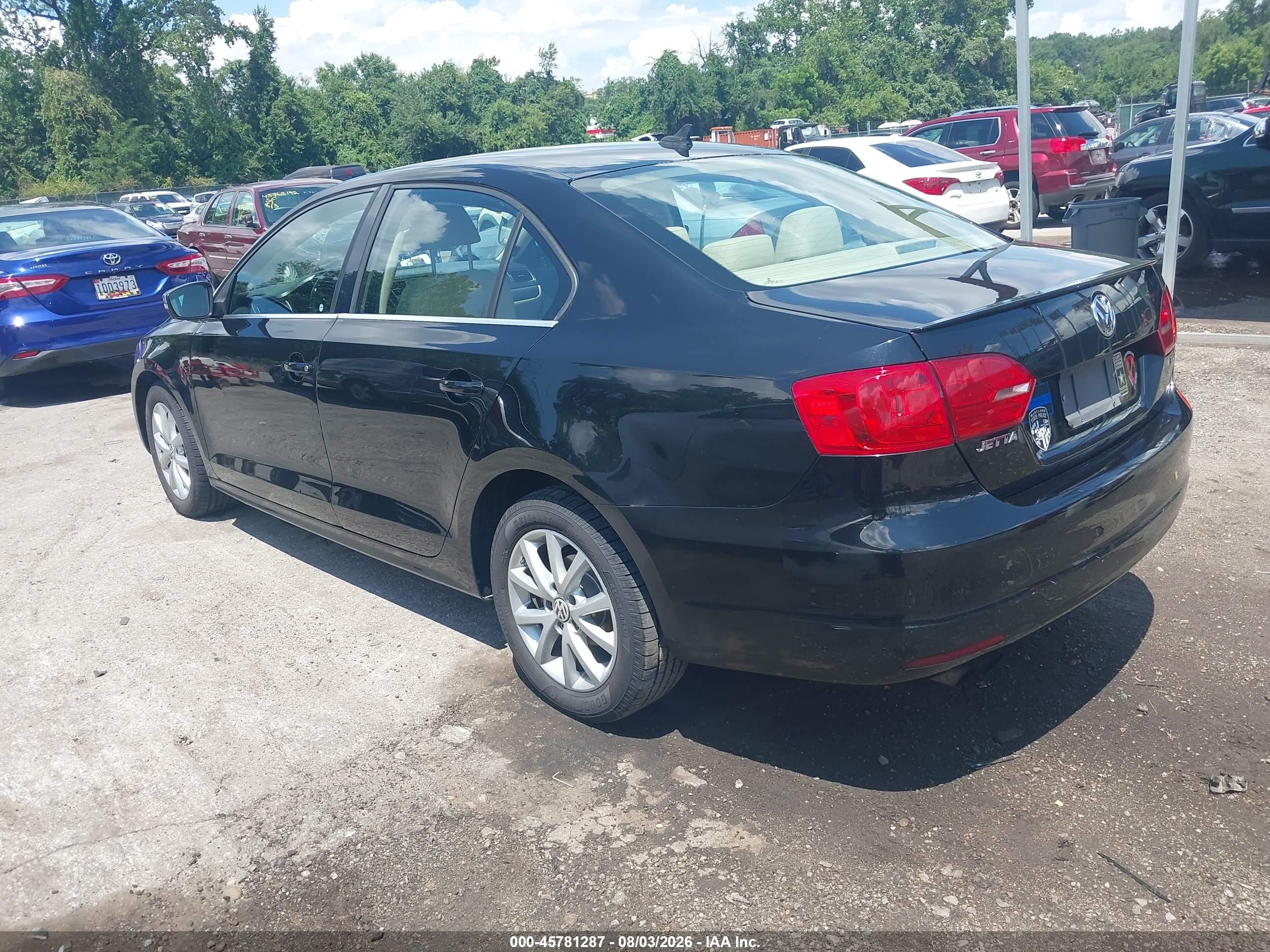 2013 Volkswagen Jetta 2.0l Tdi Black vin: 3VWLL7AJ2DM366109