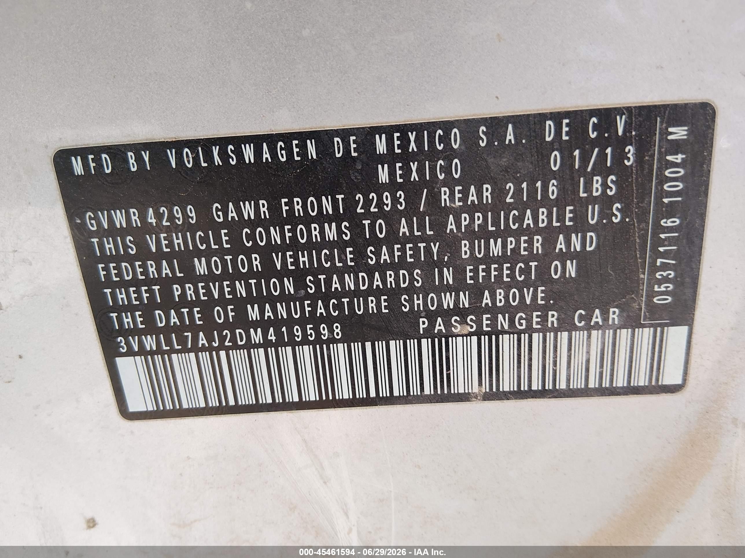2013 Volkswagen Jetta 2.0l Tdi Silver vin: 3VWLL7AJ2DM419598