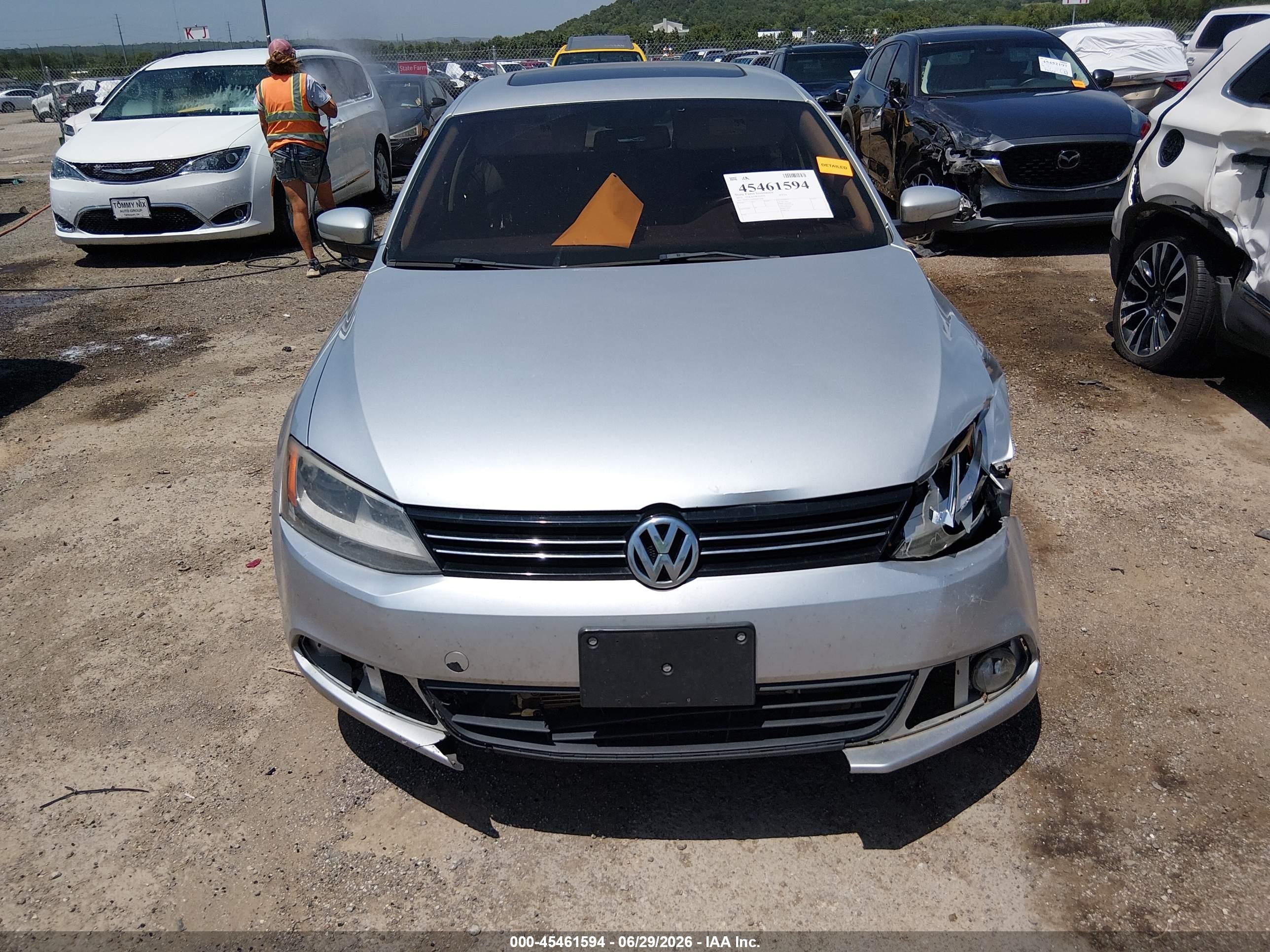 2013 Volkswagen Jetta 2.0l Tdi Silver vin: 3VWLL7AJ2DM419598