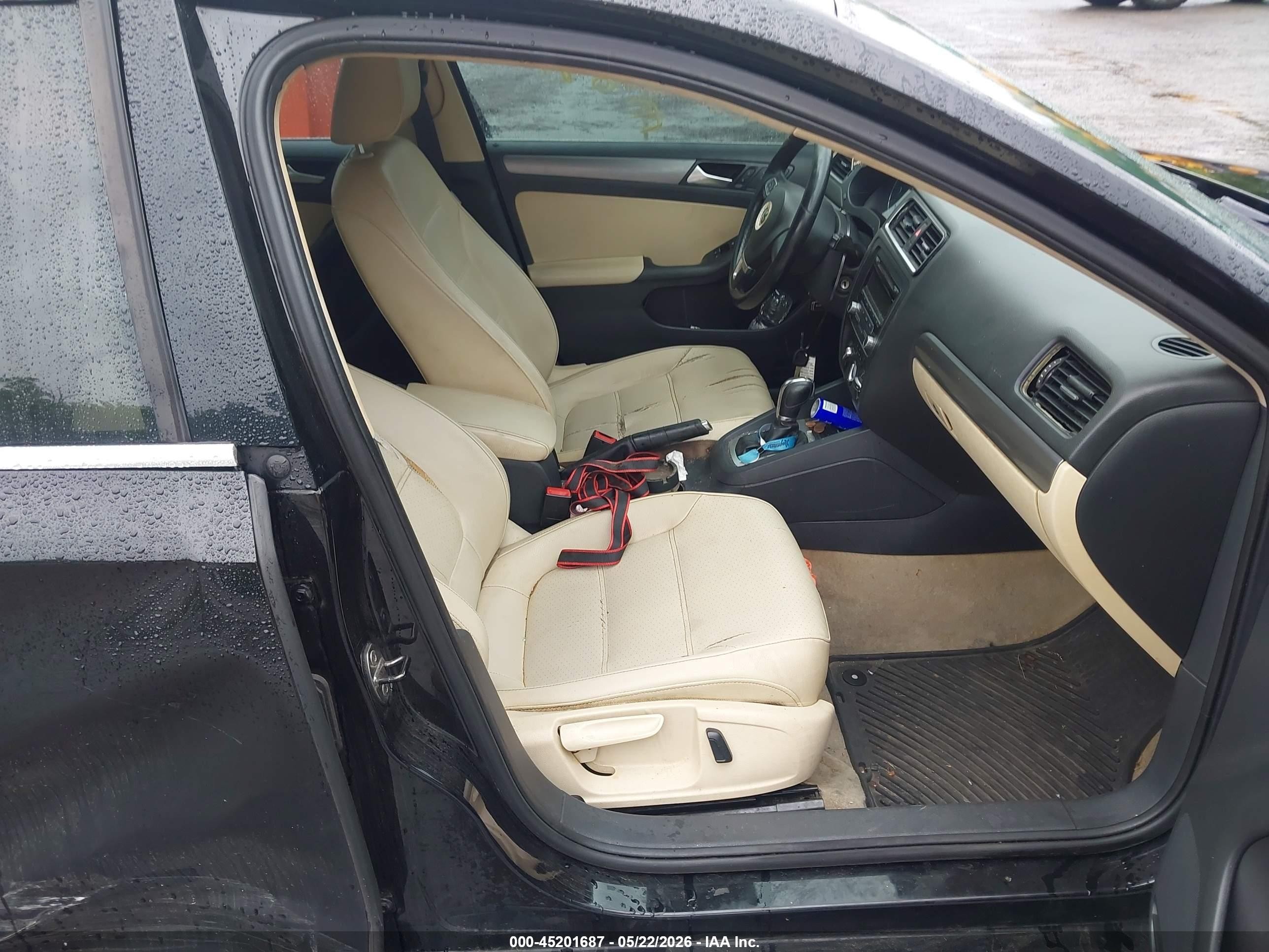 2014 Volkswagen Jetta 2.0l Tdi Black vin: 3VWLL7AJ2EM278128