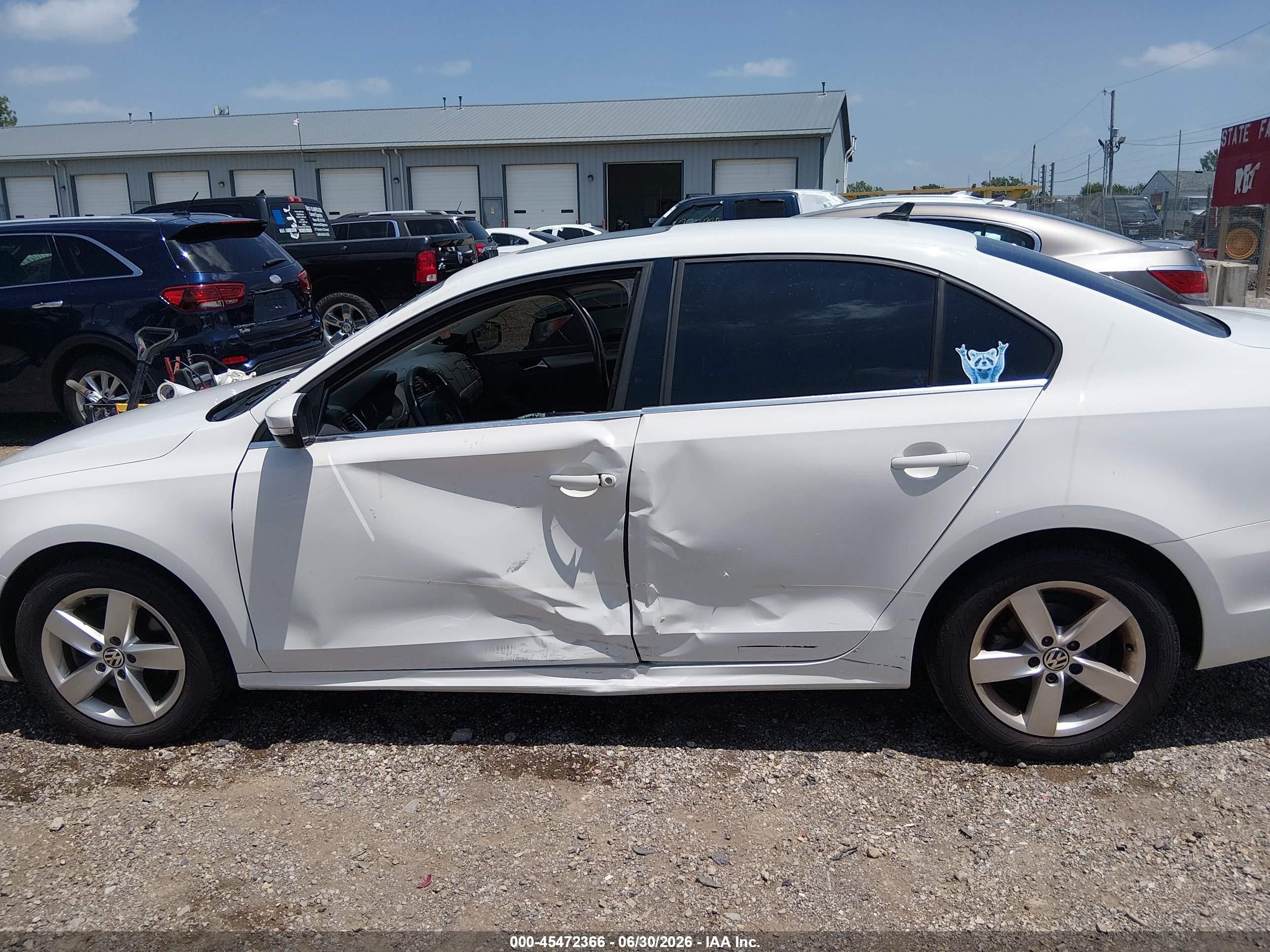 2014 Volkswagen Jetta 2.0l Tdi White vin: 3VWLL7AJ2EM370694