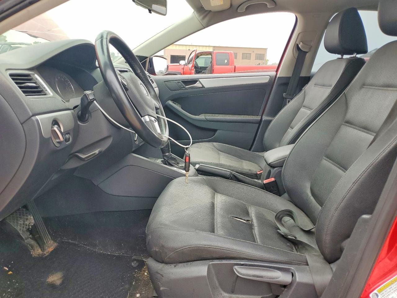 2012 Volkswagen Jetta Tdi Red vin: 3VWLL7AJ3CM093003