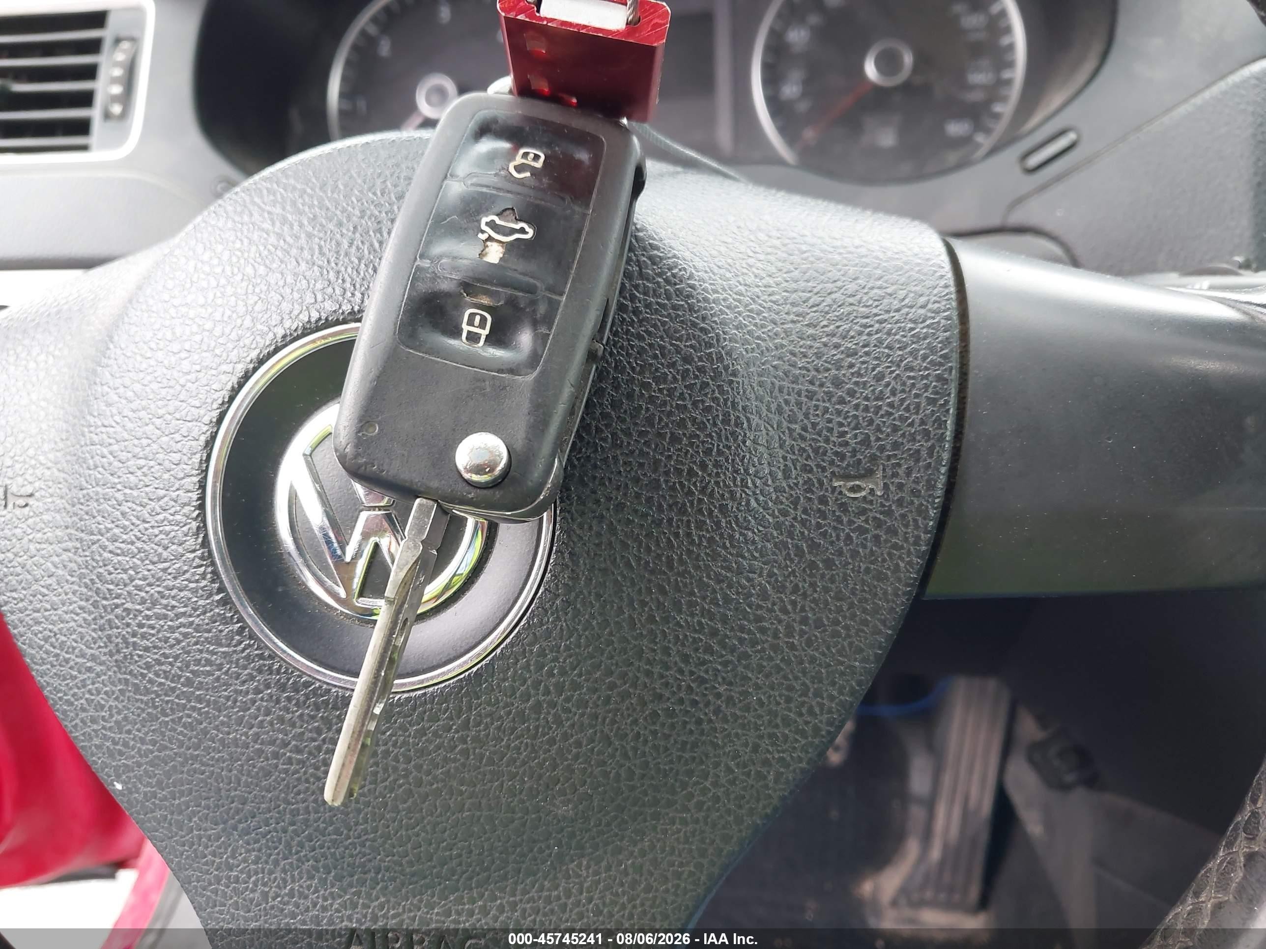 2012 Volkswagen Jetta 2.0l Tdi Red vin: 3VWLL7AJ3CM329066