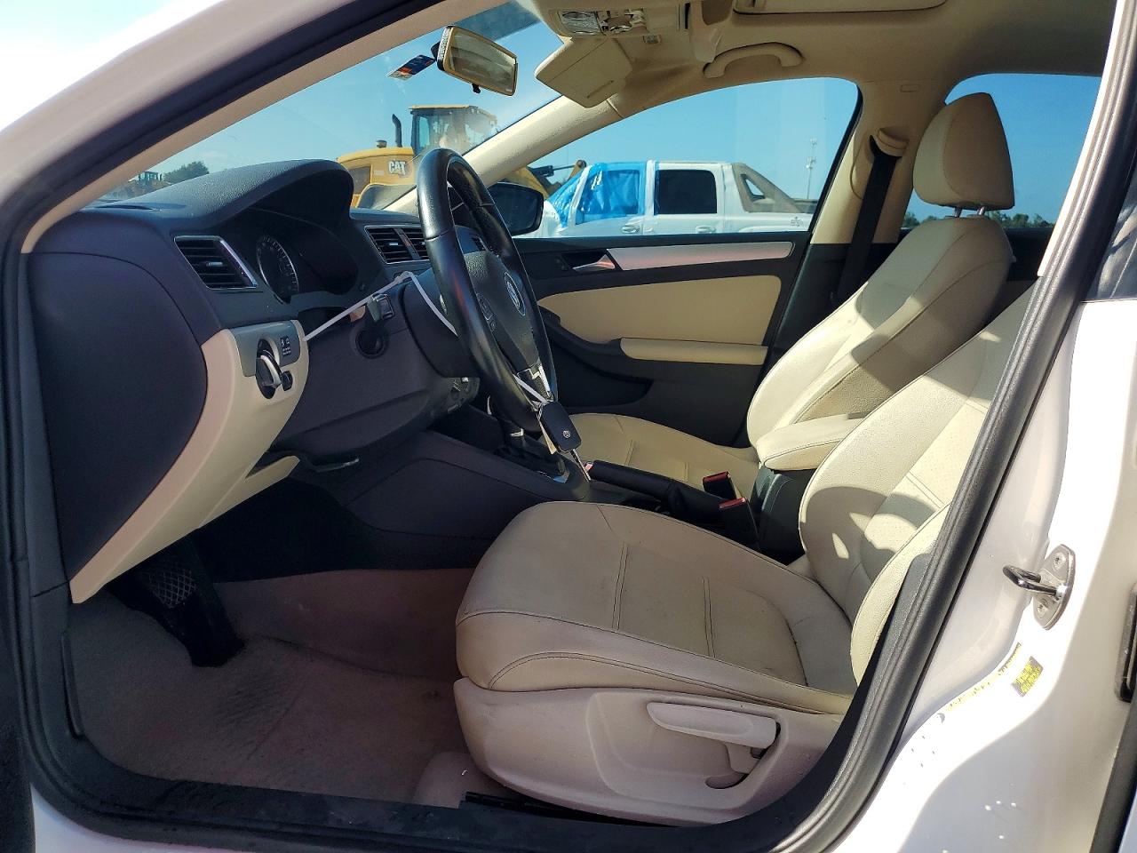 2012 Volkswagen Jetta Tdi White vin: 3VWLL7AJ3CM367414