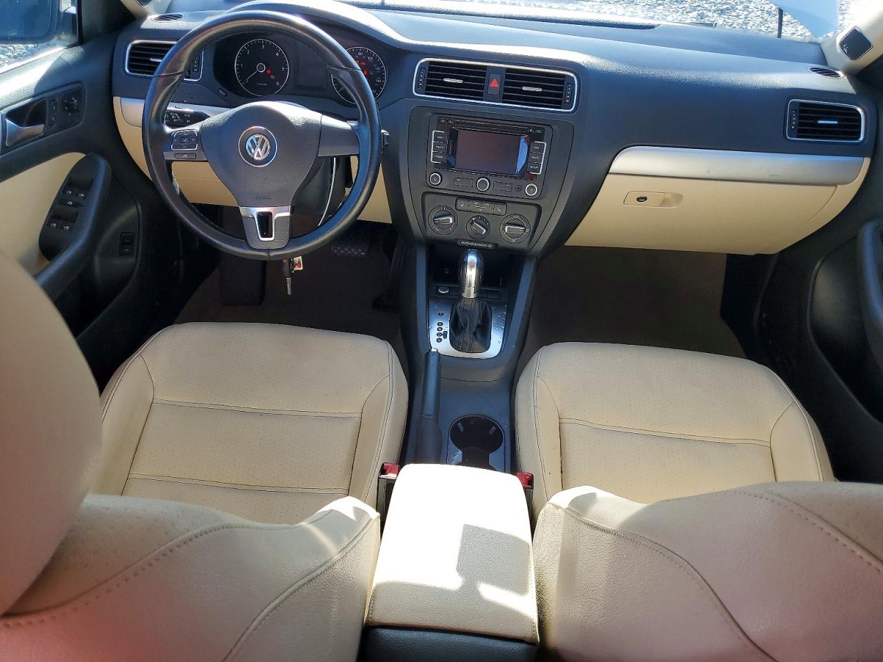 2012 Volkswagen Jetta Tdi White vin: 3VWLL7AJ3CM367414