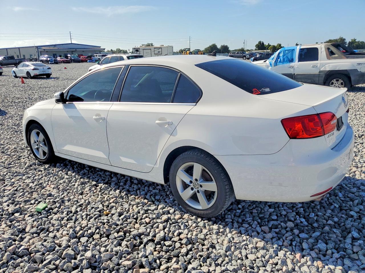 2012 Volkswagen Jetta Tdi White vin: 3VWLL7AJ3CM367414