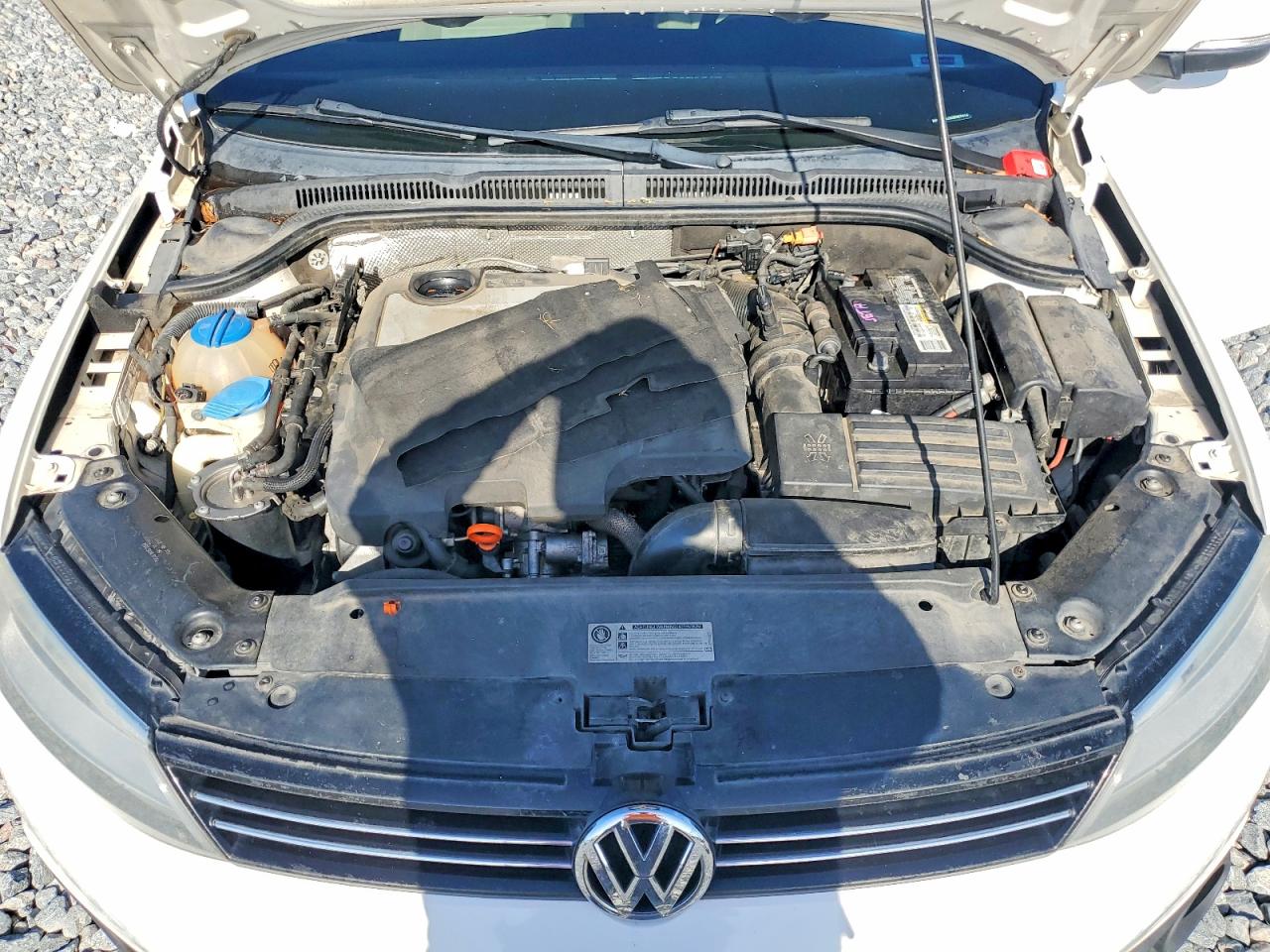 2012 Volkswagen Jetta Tdi White vin: 3VWLL7AJ3CM367414