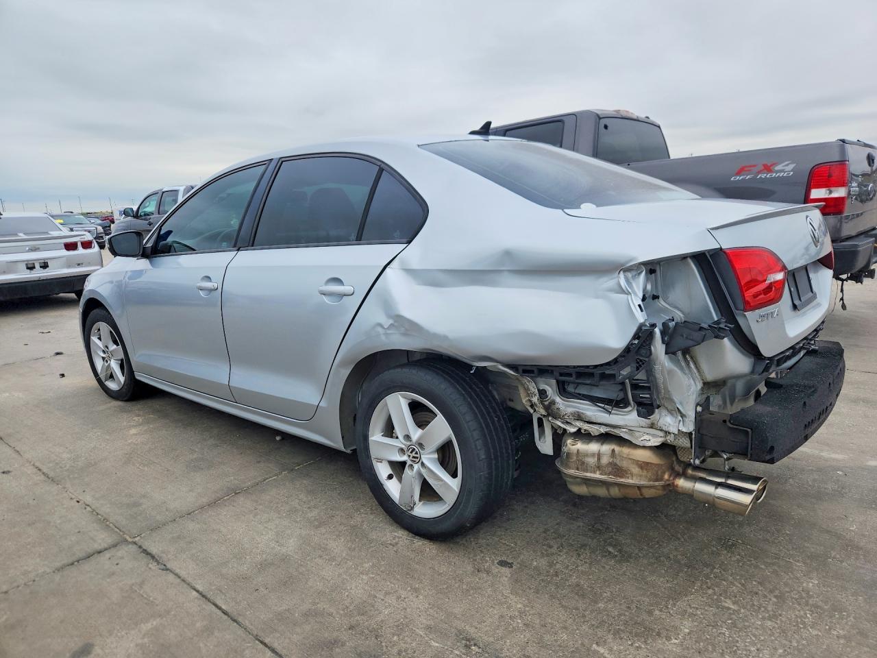 2012 Volkswagen Jetta Tdi Silver vin: 3VWLL7AJ3CM421780