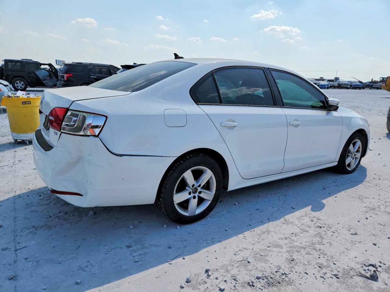2012 Volkswagen Jetta Tdi White vin: 3VWLL7AJ3CM426140