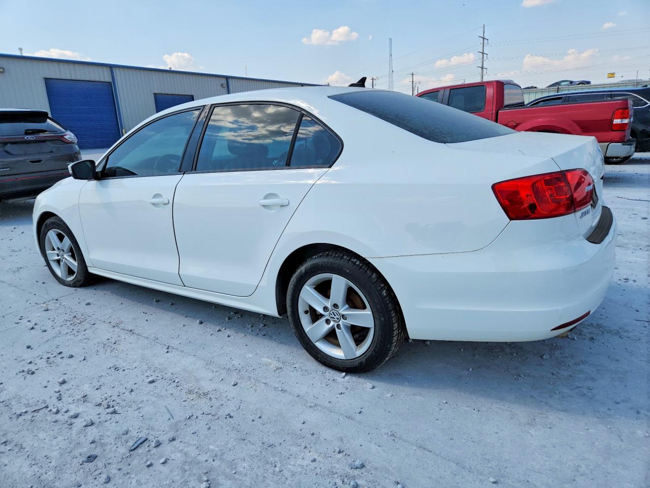 2012 Volkswagen Jetta Tdi White vin: 3VWLL7AJ3CM426140