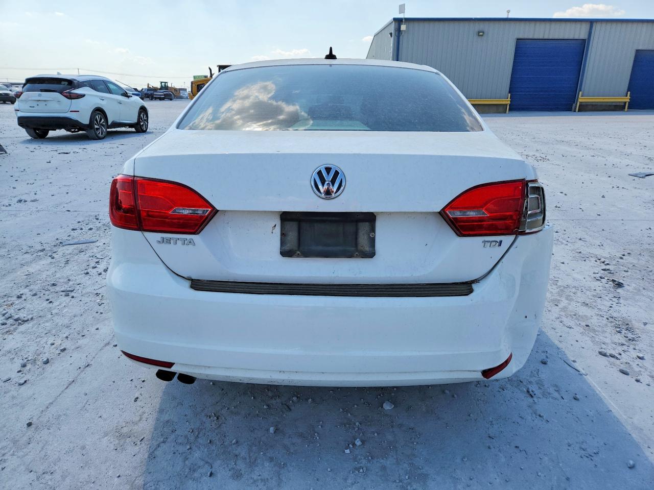 2012 Volkswagen Jetta Tdi White vin: 3VWLL7AJ3CM426140